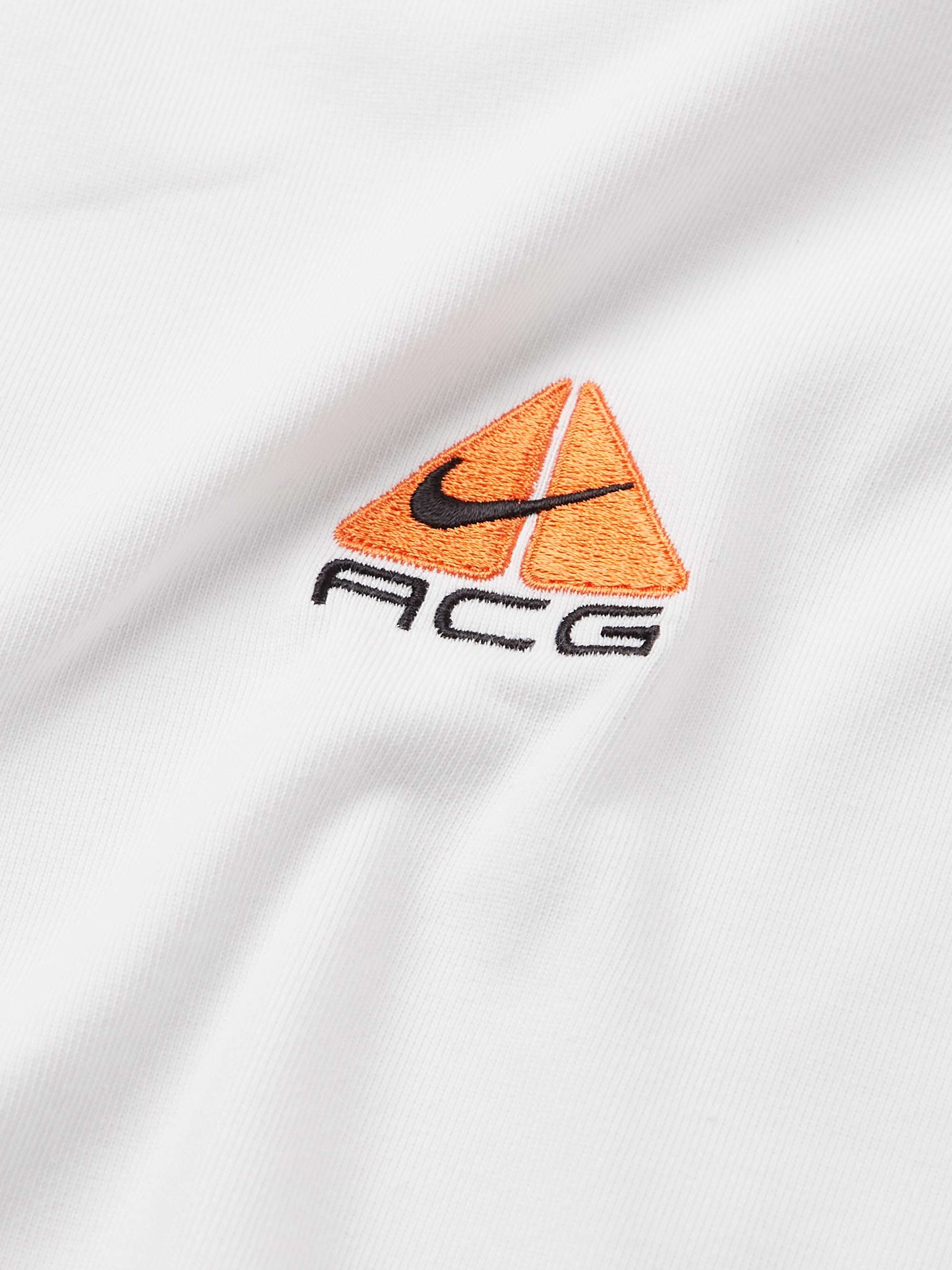NIKE NRG ACG Logo-Embroidered Jersey T-Shirt