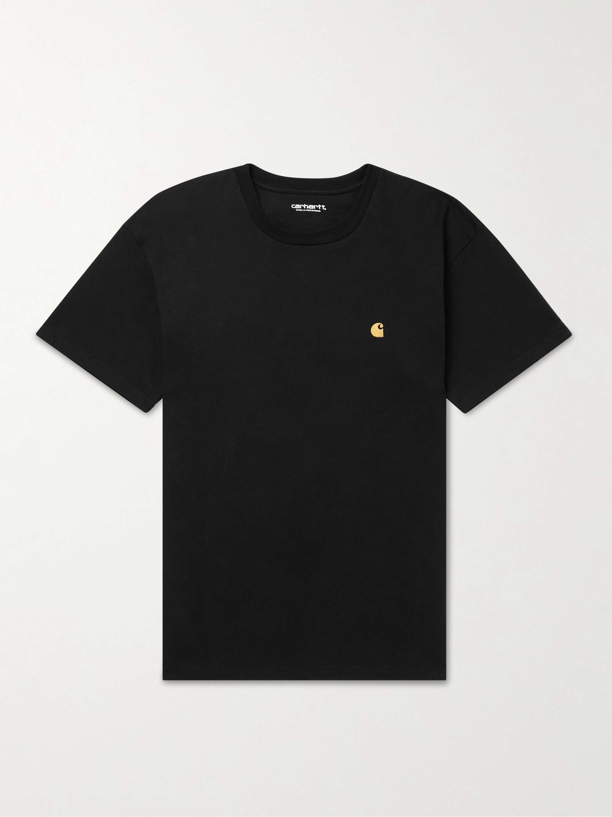 CARHARTT WIP Chase Logo-Embroidered Cotton-Jersey T-Shirt for Men | MR ...