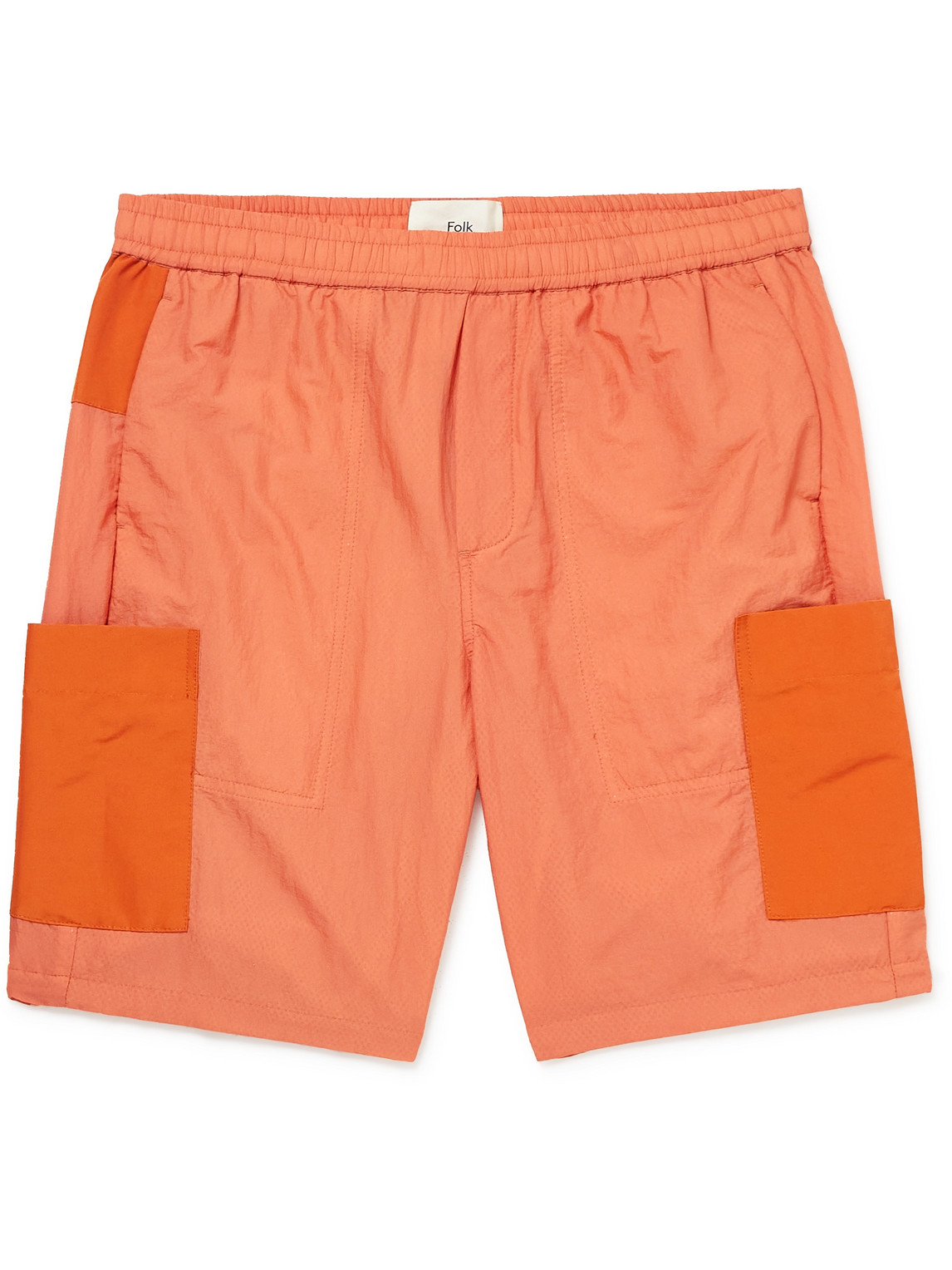 Folk - Stack Straight-Leg Nylon Shorts - Men - Orange - 2