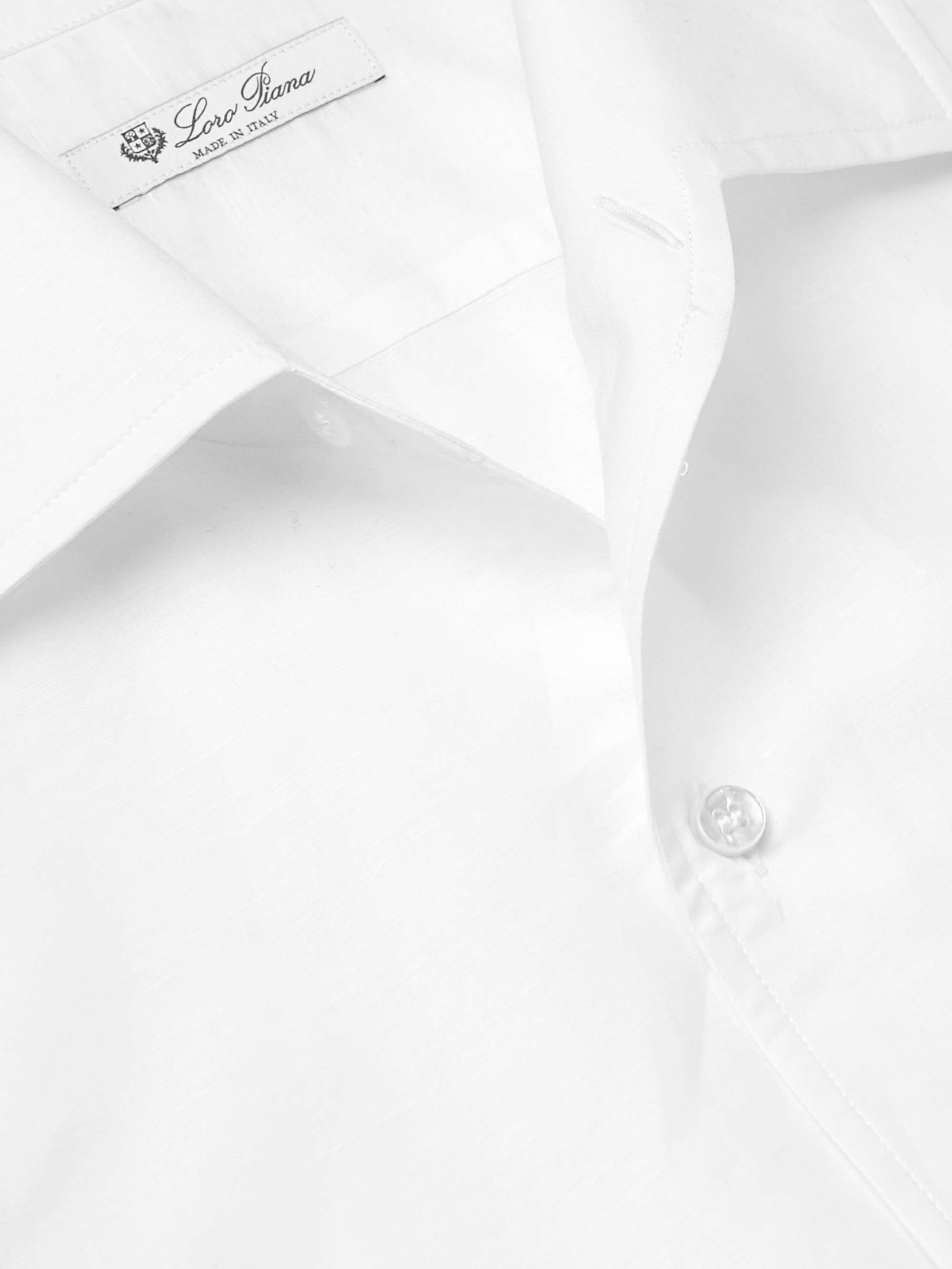LORO PIANA Linen and Cotton-Blend Shirt