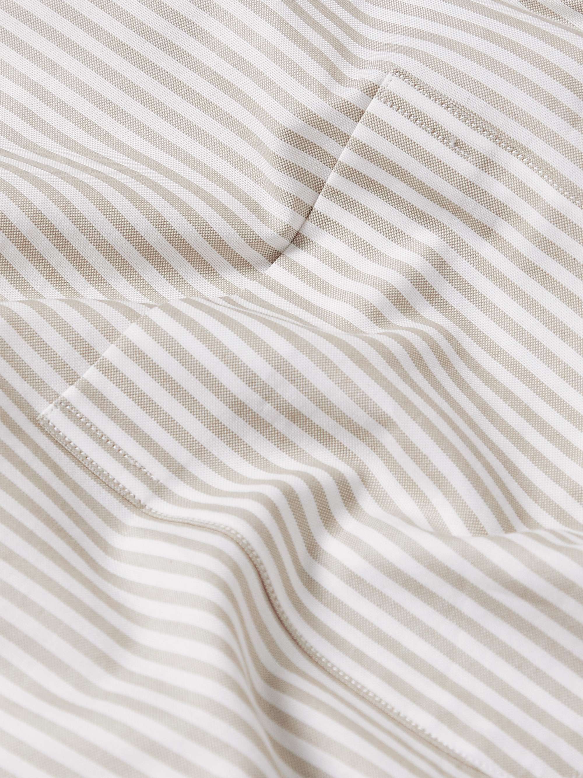 LORO PIANA André Striped Cotton-Poplin Oxford Shirt