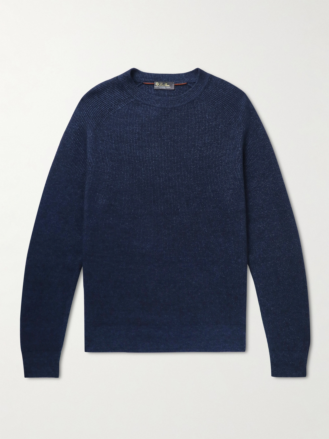 Loro Piana Ribbed Cashmere, Linen and Silk-Blend Sweater - Men