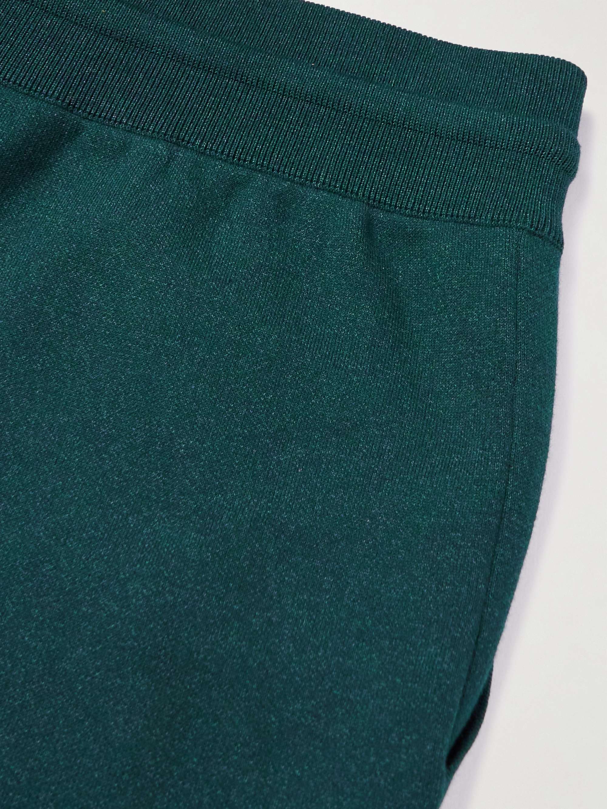 LORO PIANA Worton Tapered Cotton-Blend Sweatpants