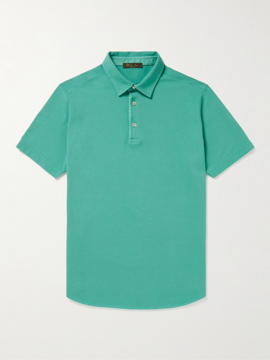 Loro Piana Cotton-Piqué Polo Shirt - Men