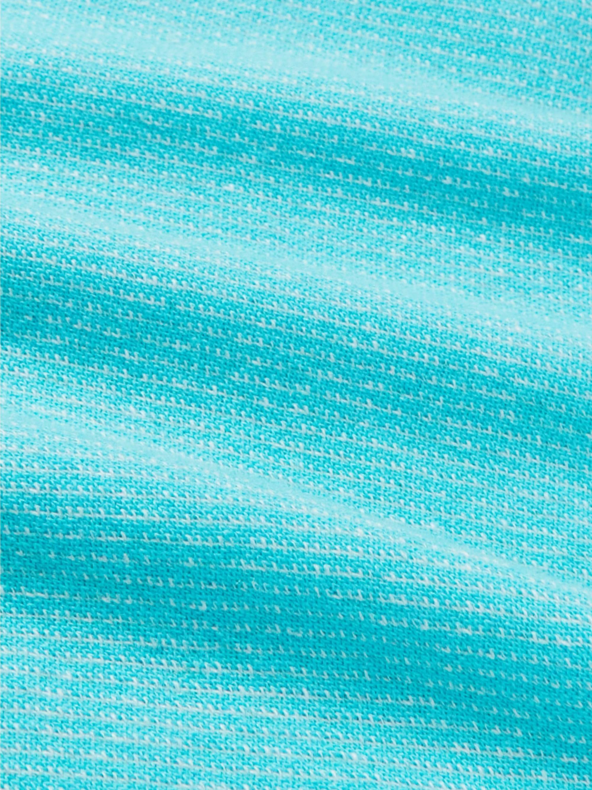 LORO PIANA Roadster Striped Cashmere Half-Zip Sweater