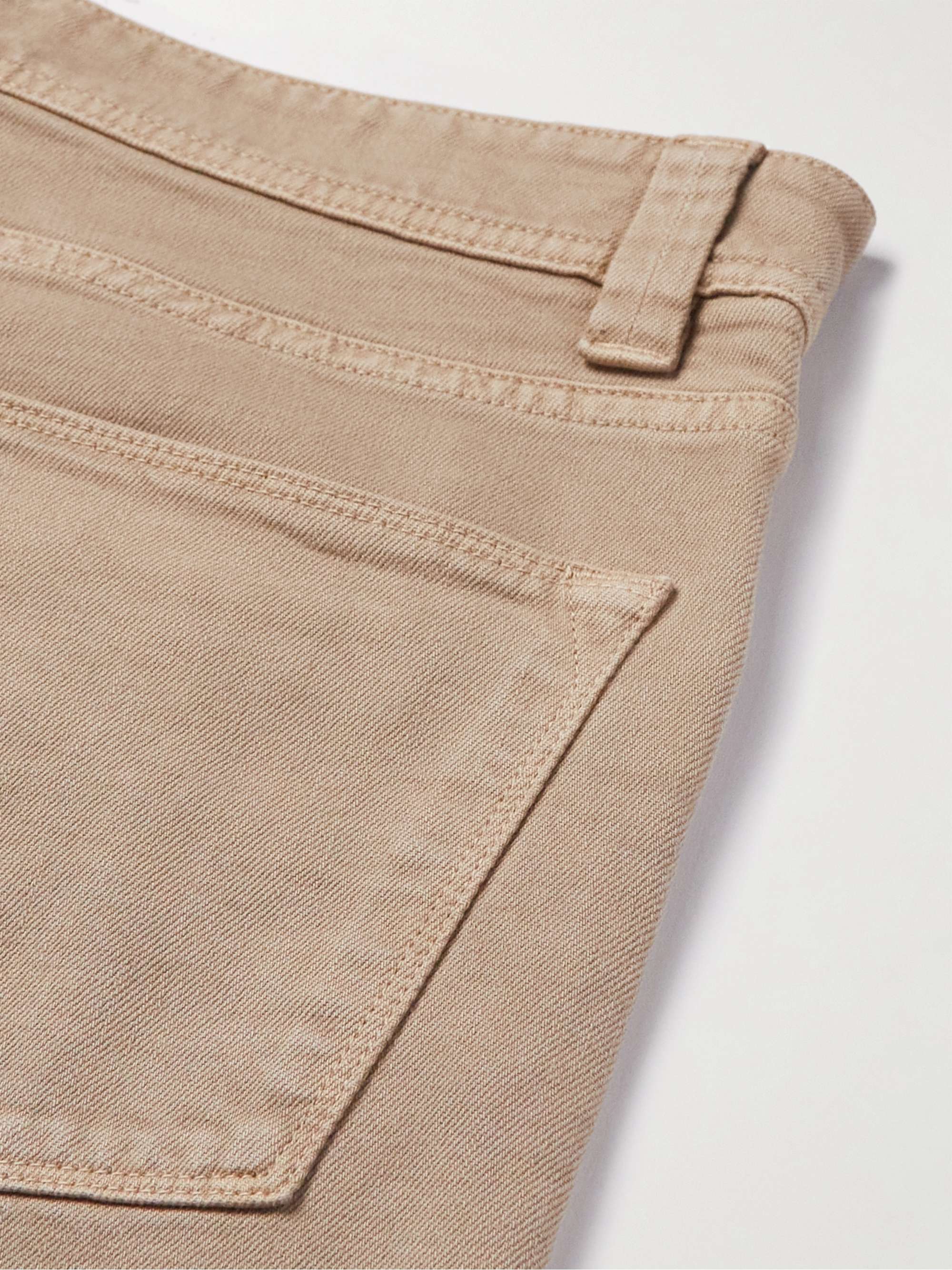 LORO PIANA Straight-Leg Garment-Dyed Jeans