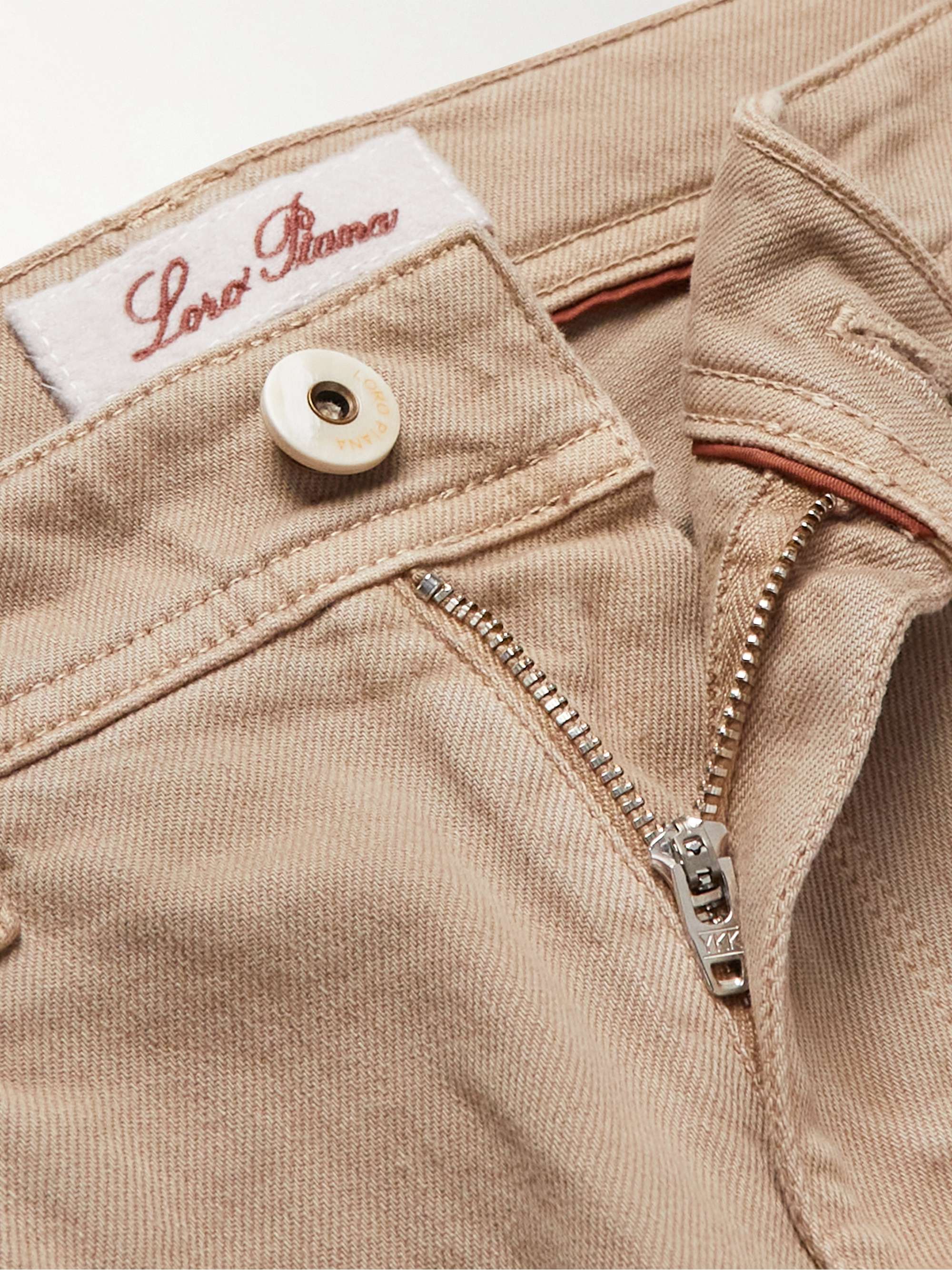 LORO PIANA Straight-Leg Garment-Dyed Jeans