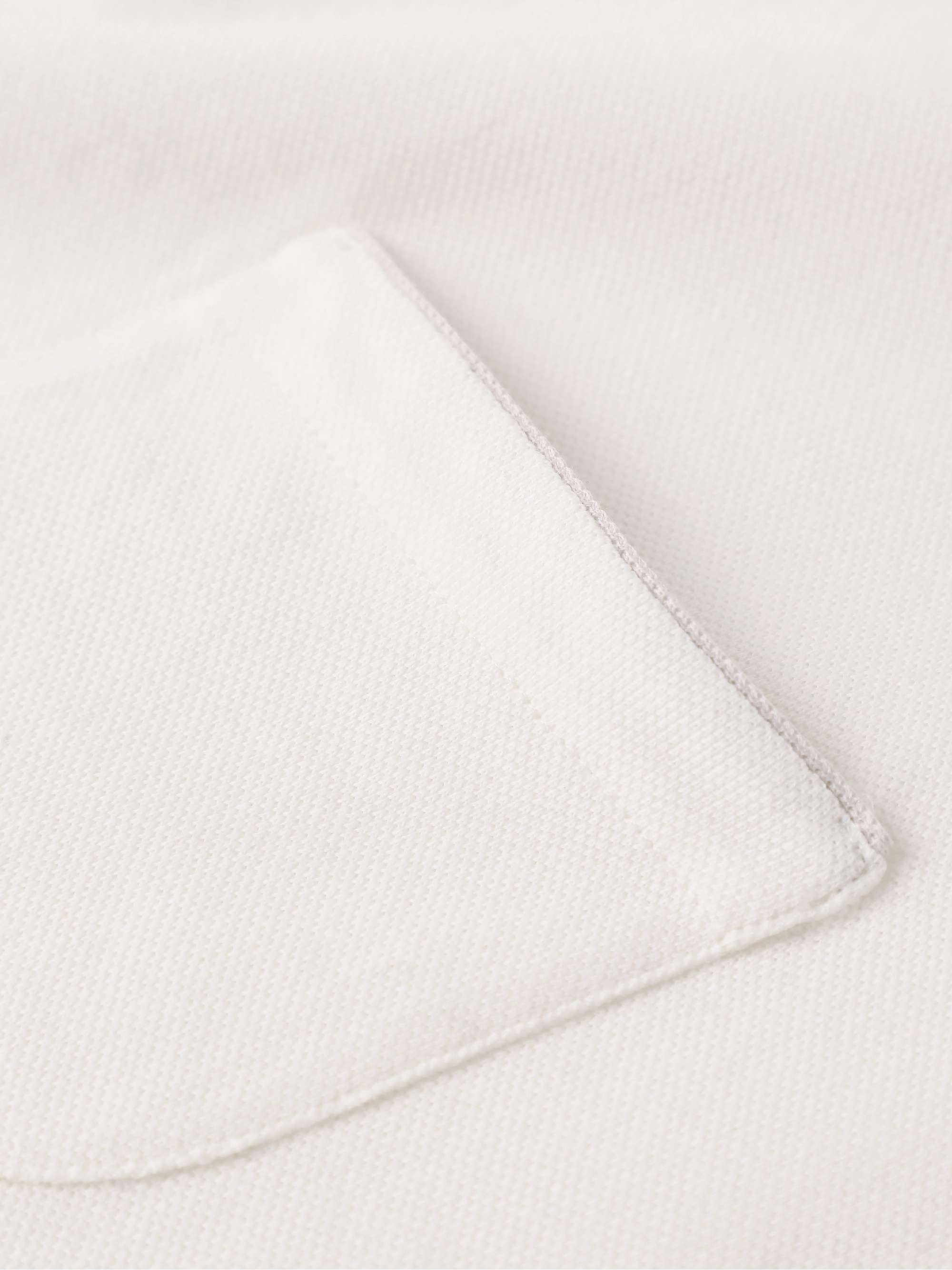 LORO PIANA Regatta Stretch-Cotton Piqué Polo Shirt