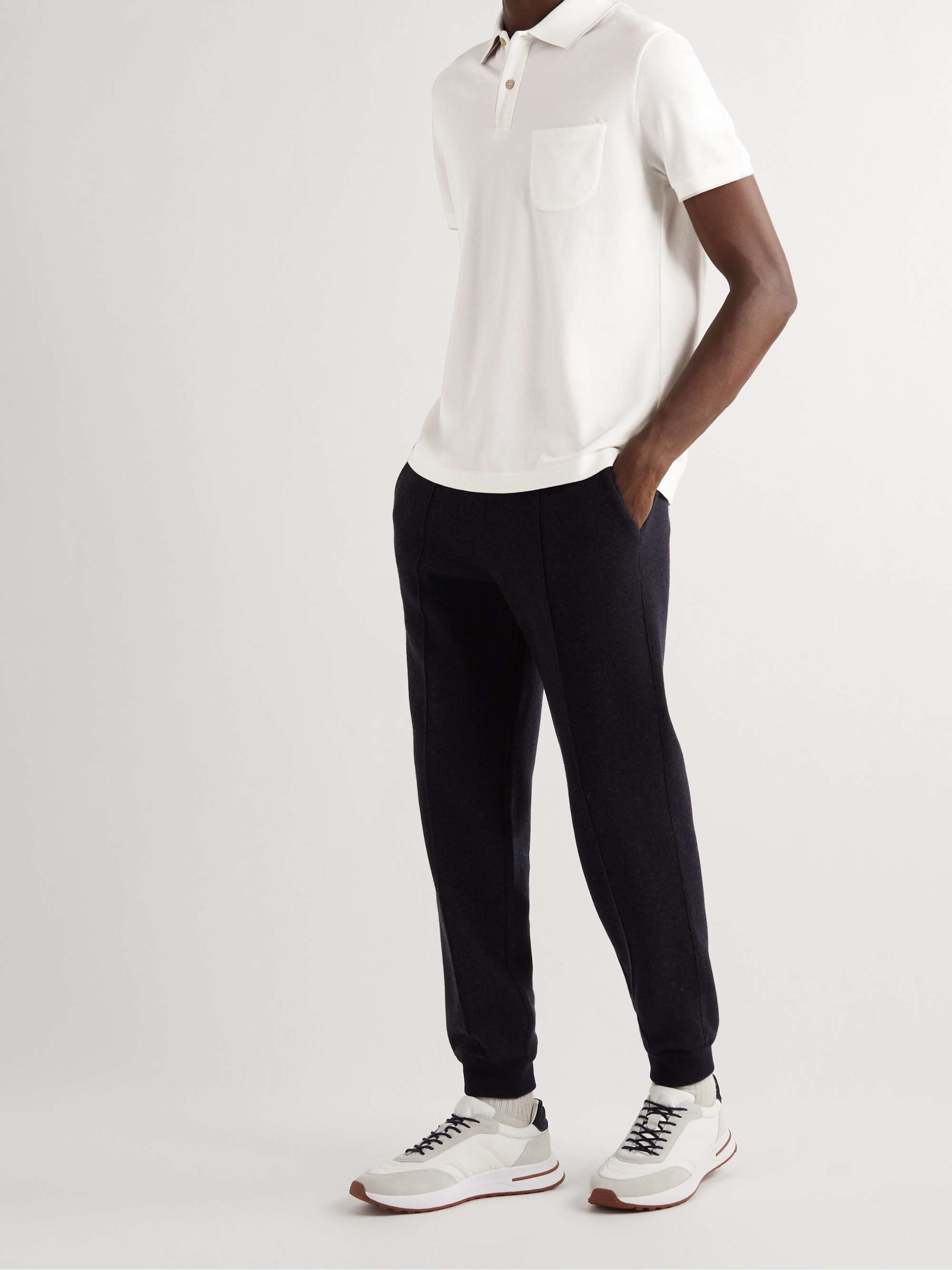 LORO PIANA Regatta Stretch-Cotton Piqué Polo Shirt