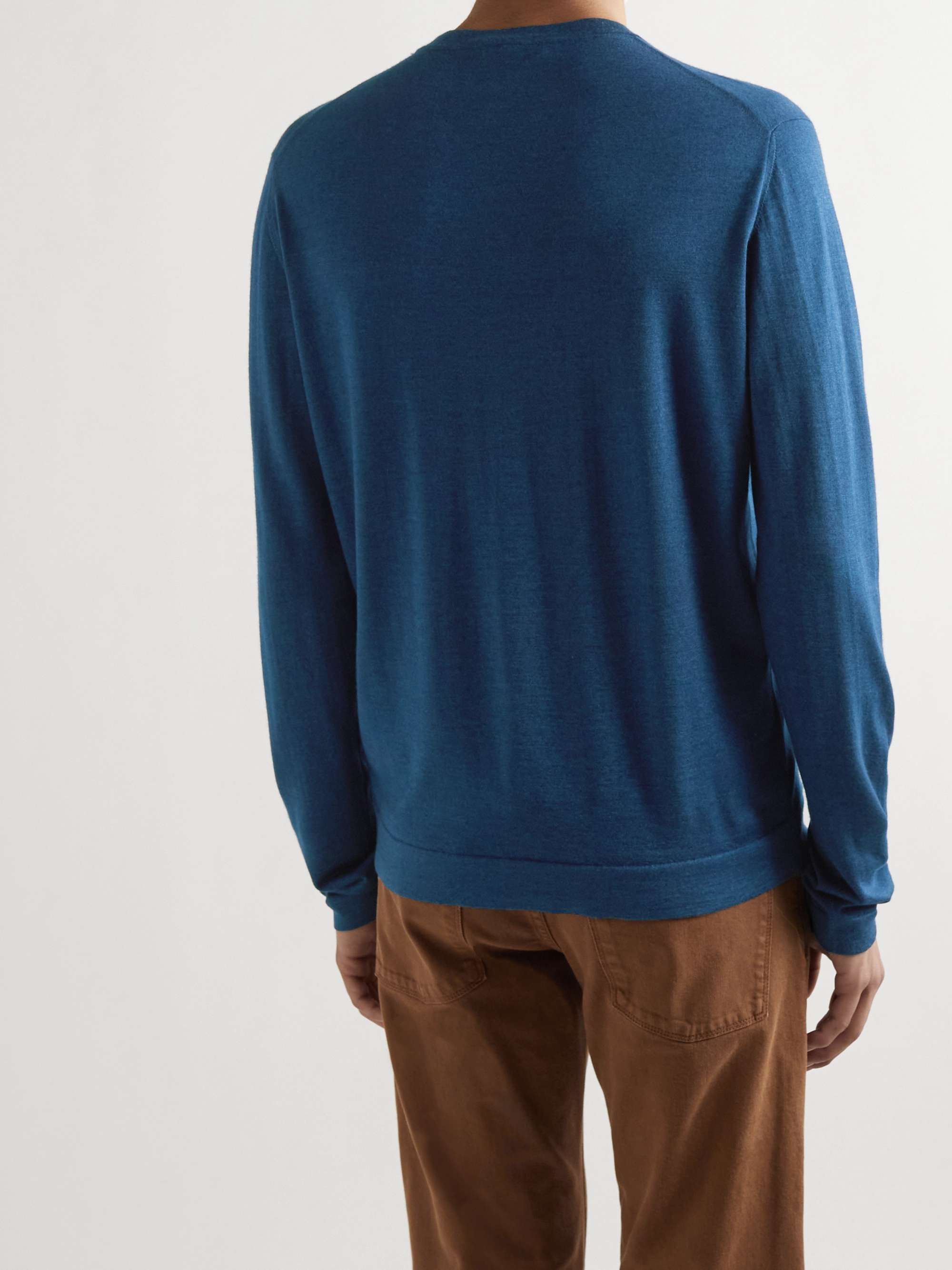LORO PIANA Cashmere and Silk-Blend Sweater