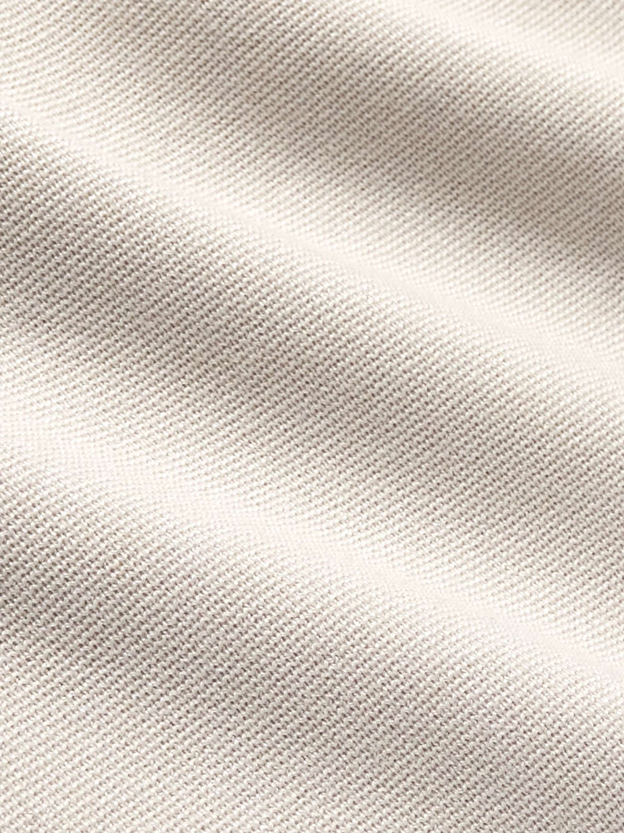 LORO PIANA Cashmere and Silk-Blend Polo Shirt