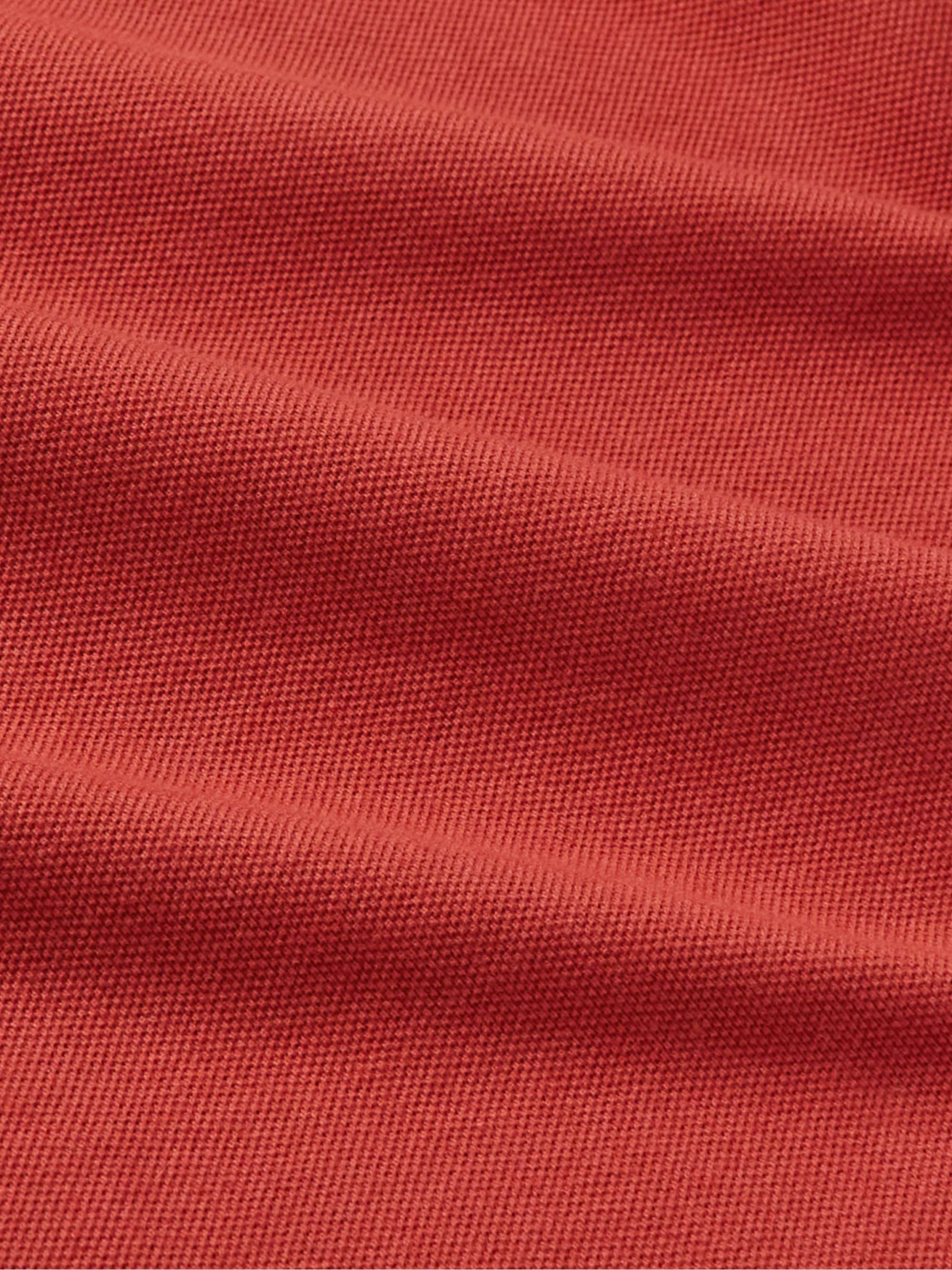 LORO PIANA Cotton-Piqué Polo Shirt