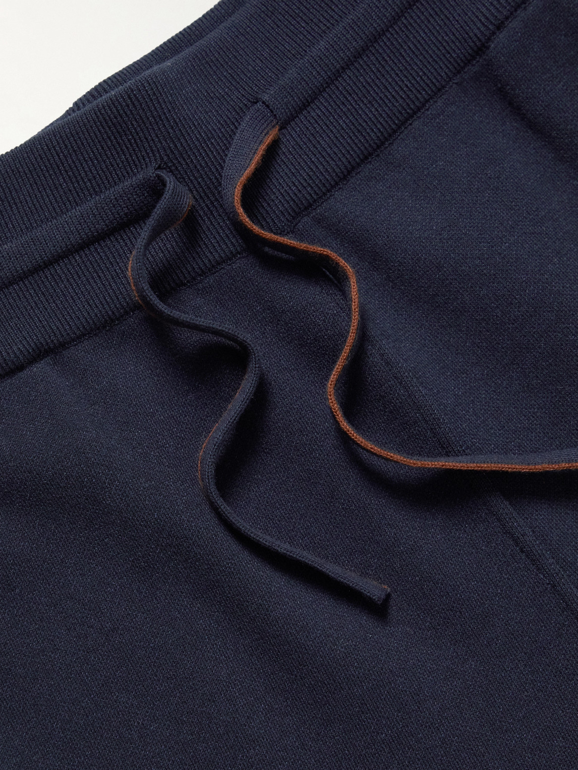 Loro Piana Tapered Cashmere And Silk-blend Sweatpants In Blue