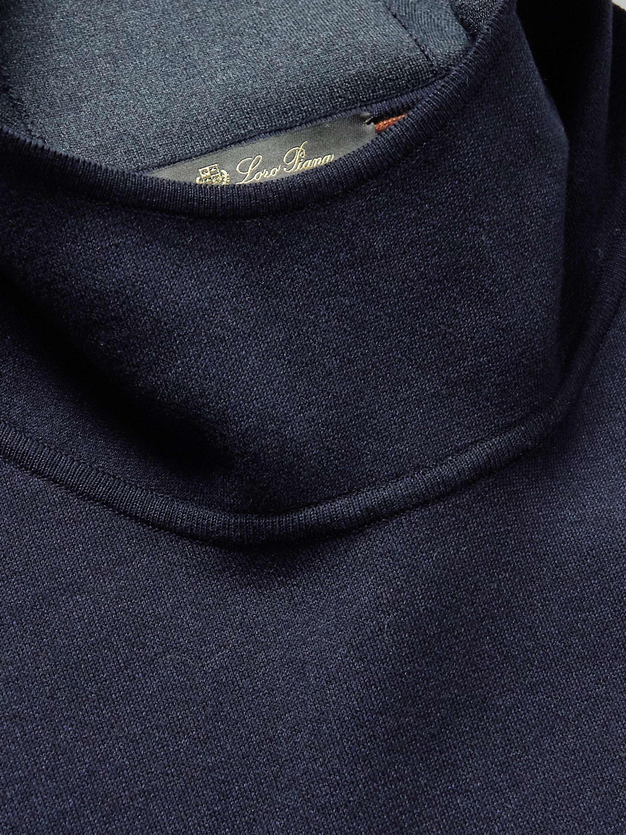 LORO PIANA Cotton-Blend Jersey Hoodie