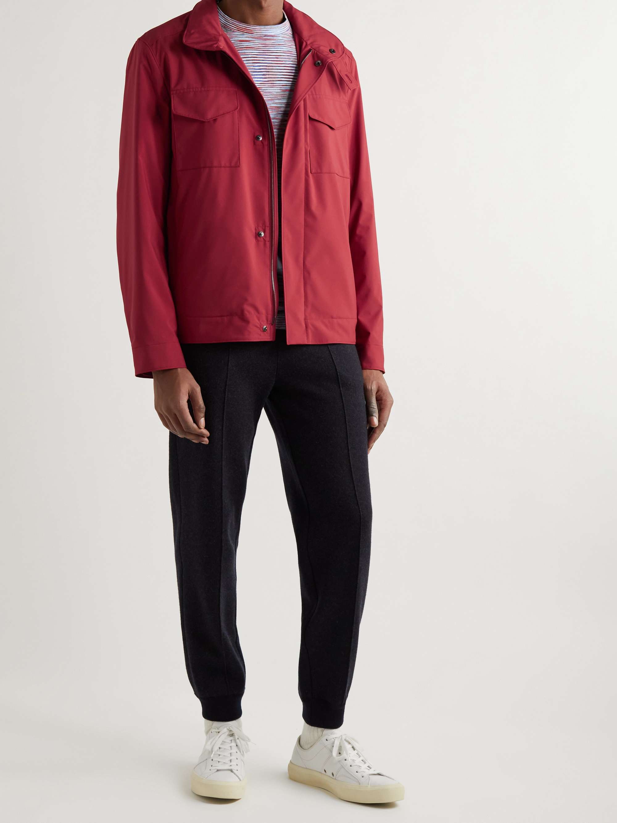 LORO PIANA Traveller Windmate Storm System Shell Hooded Field Jacket