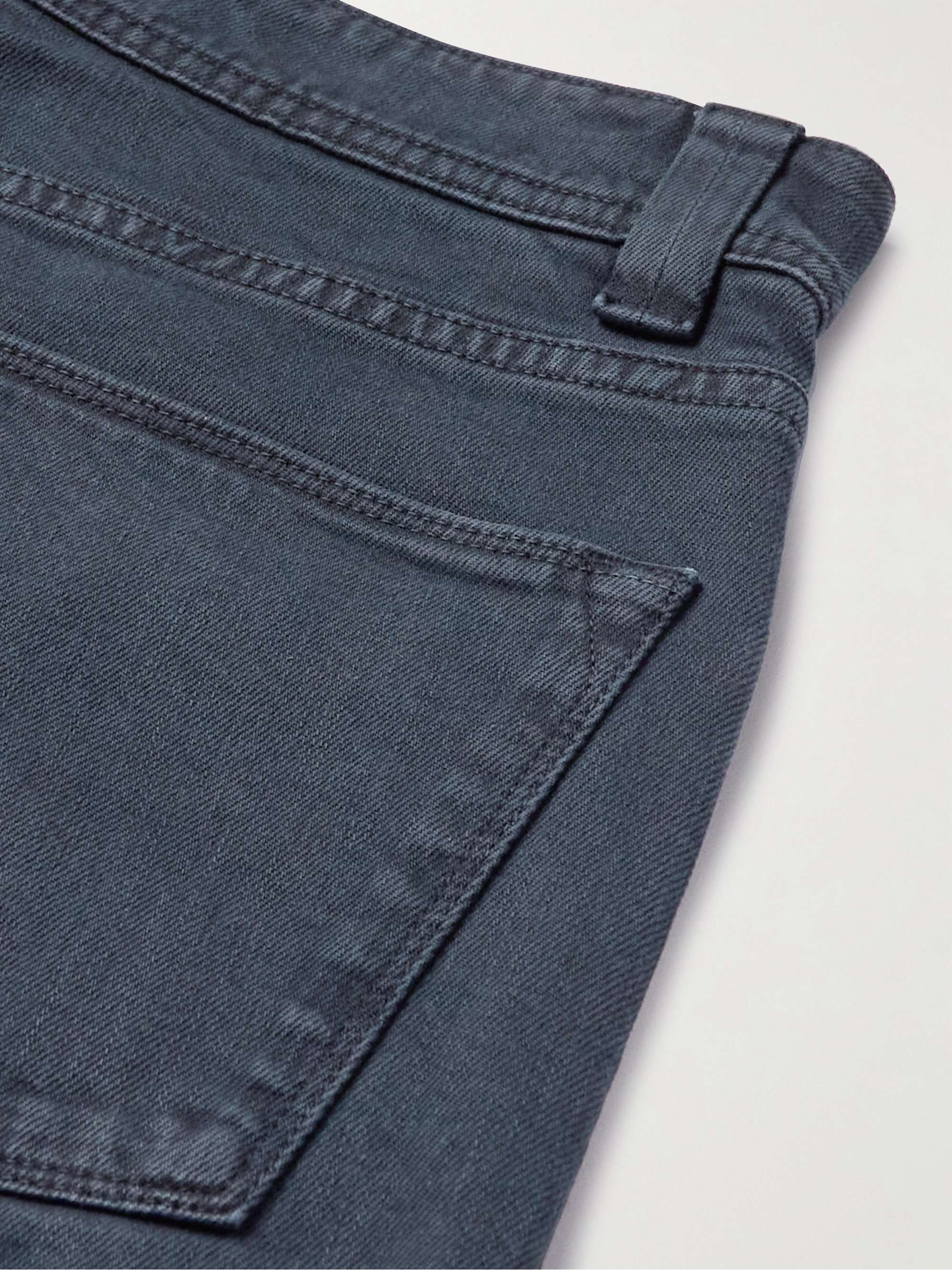 LORO PIANA Straight-Leg Garment-Dyed Jeans