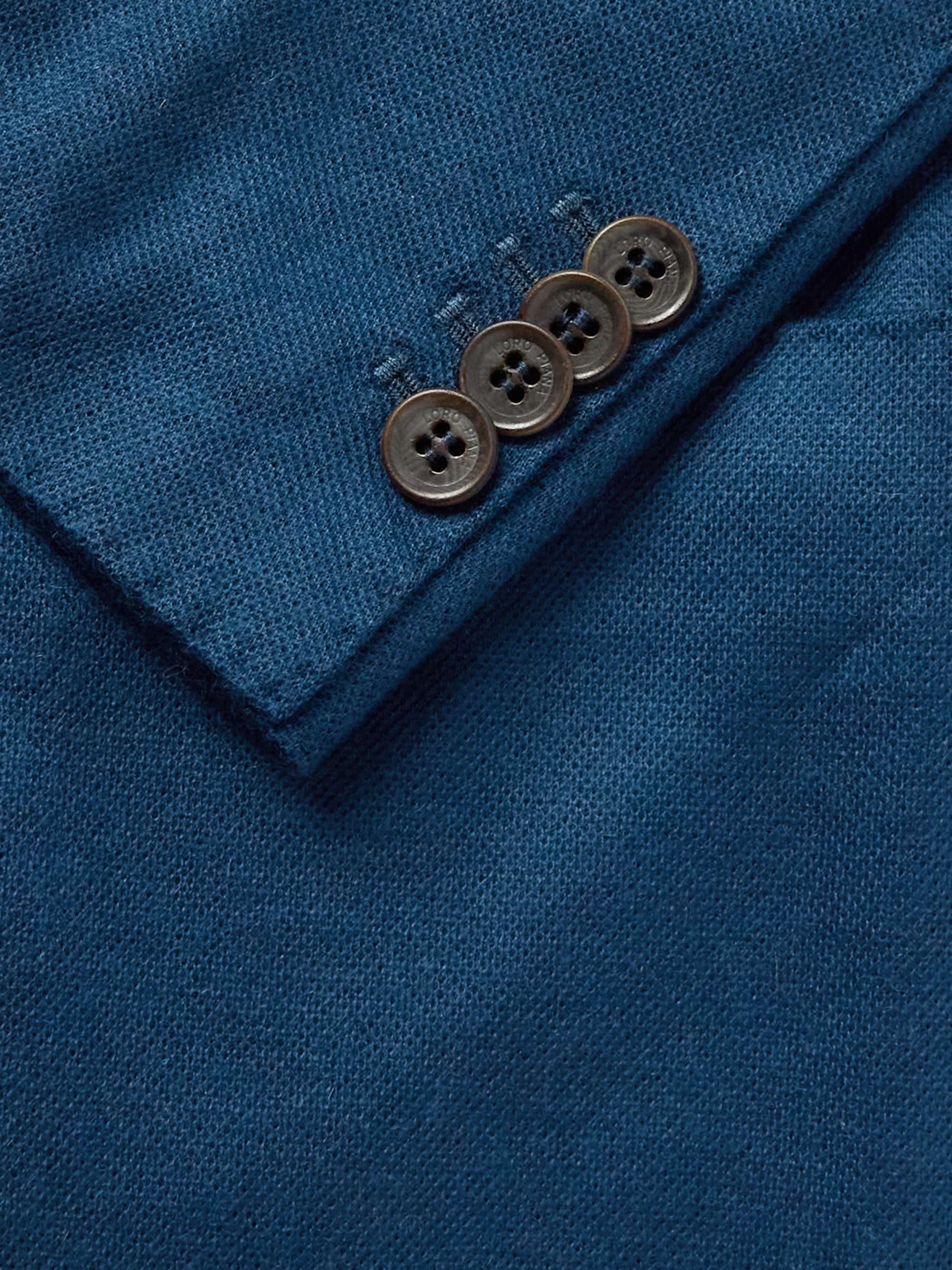 LORO PIANA Unstructured Cashmere-Piqué Blazer