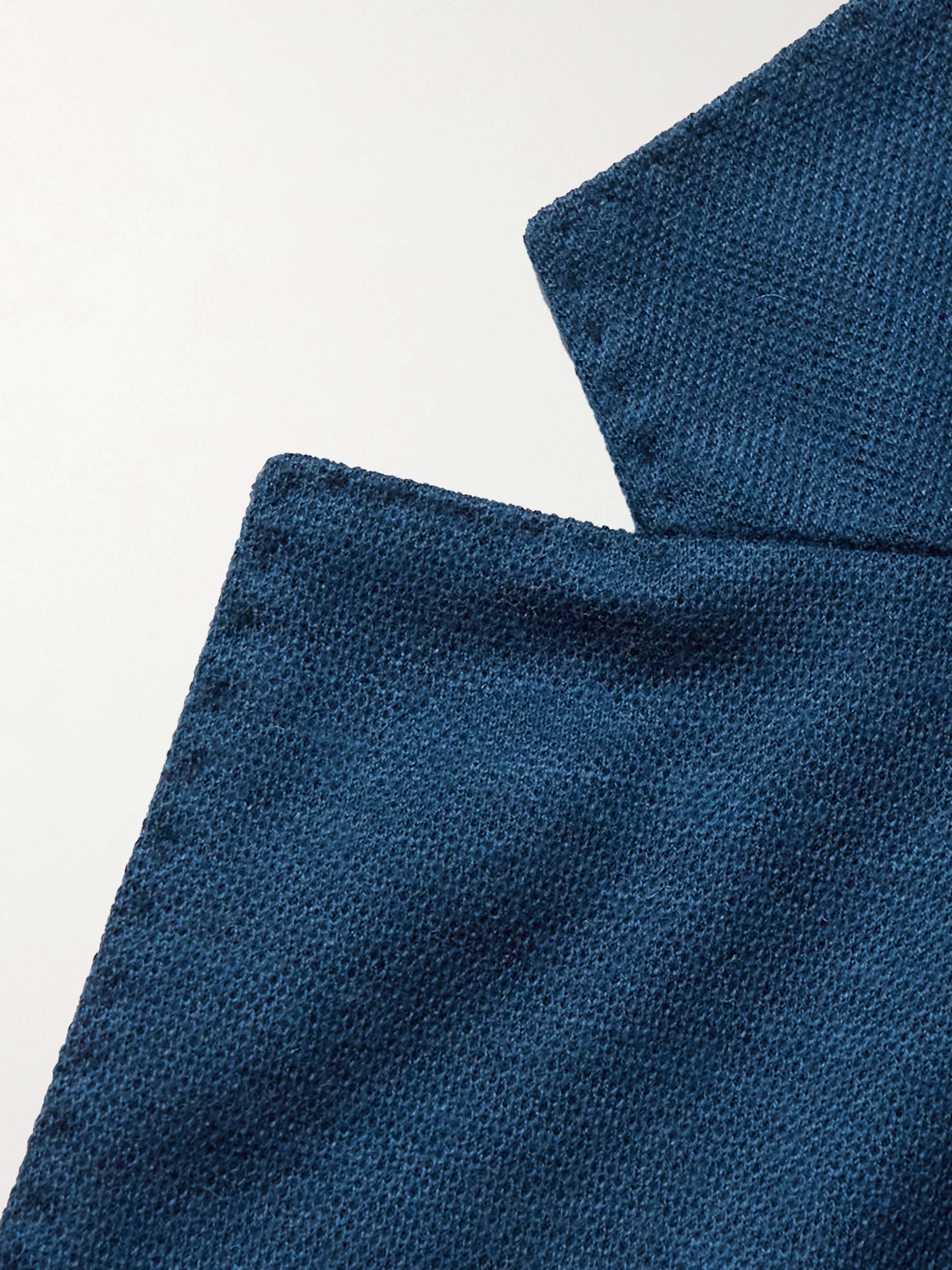 LORO PIANA Unstructured Cashmere-Piqué Blazer