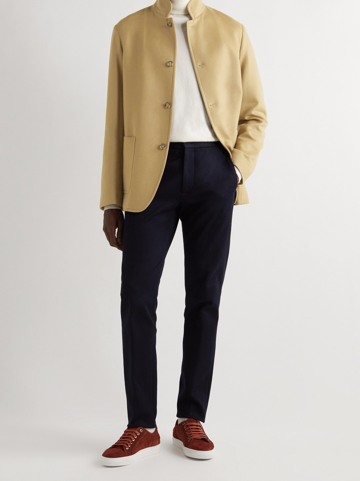 Shop Loro Piana Cashmere Jacket In Neutrals