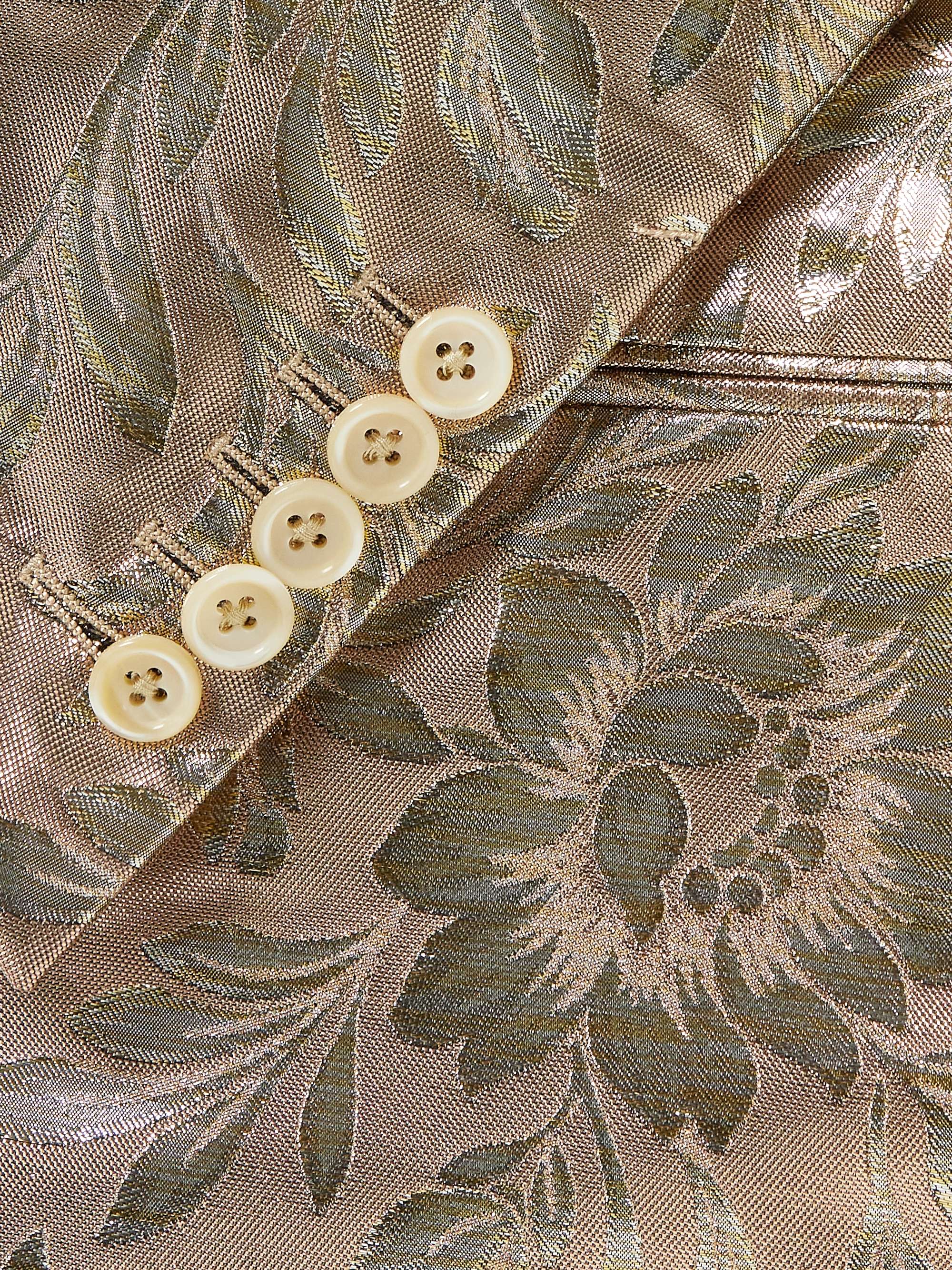 TOM FORD Spencer Slim-Fit Metallic Jacquard Tuxedo Jacket