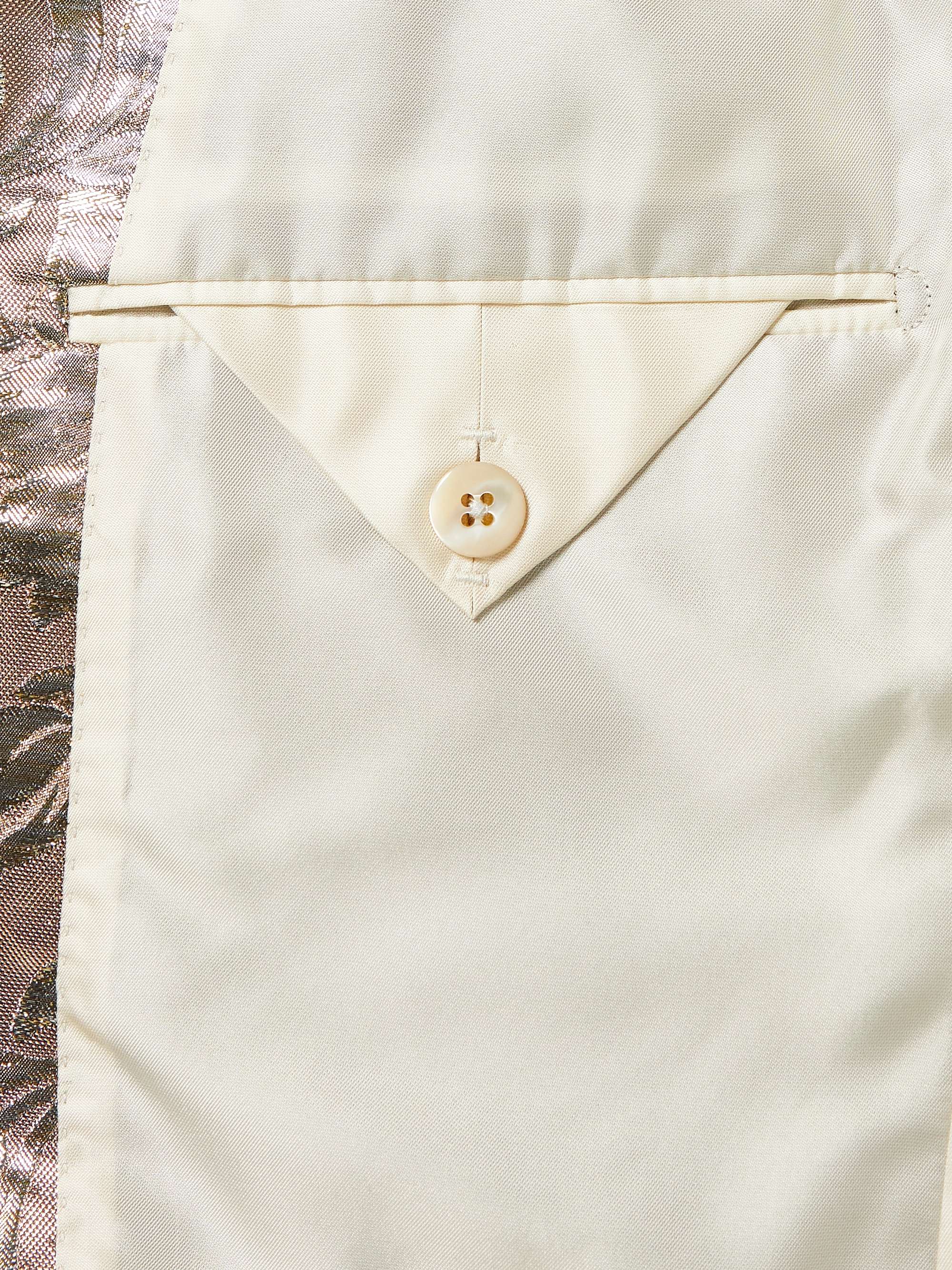 TOM FORD Spencer Slim-Fit Metallic Jacquard Tuxedo Jacket