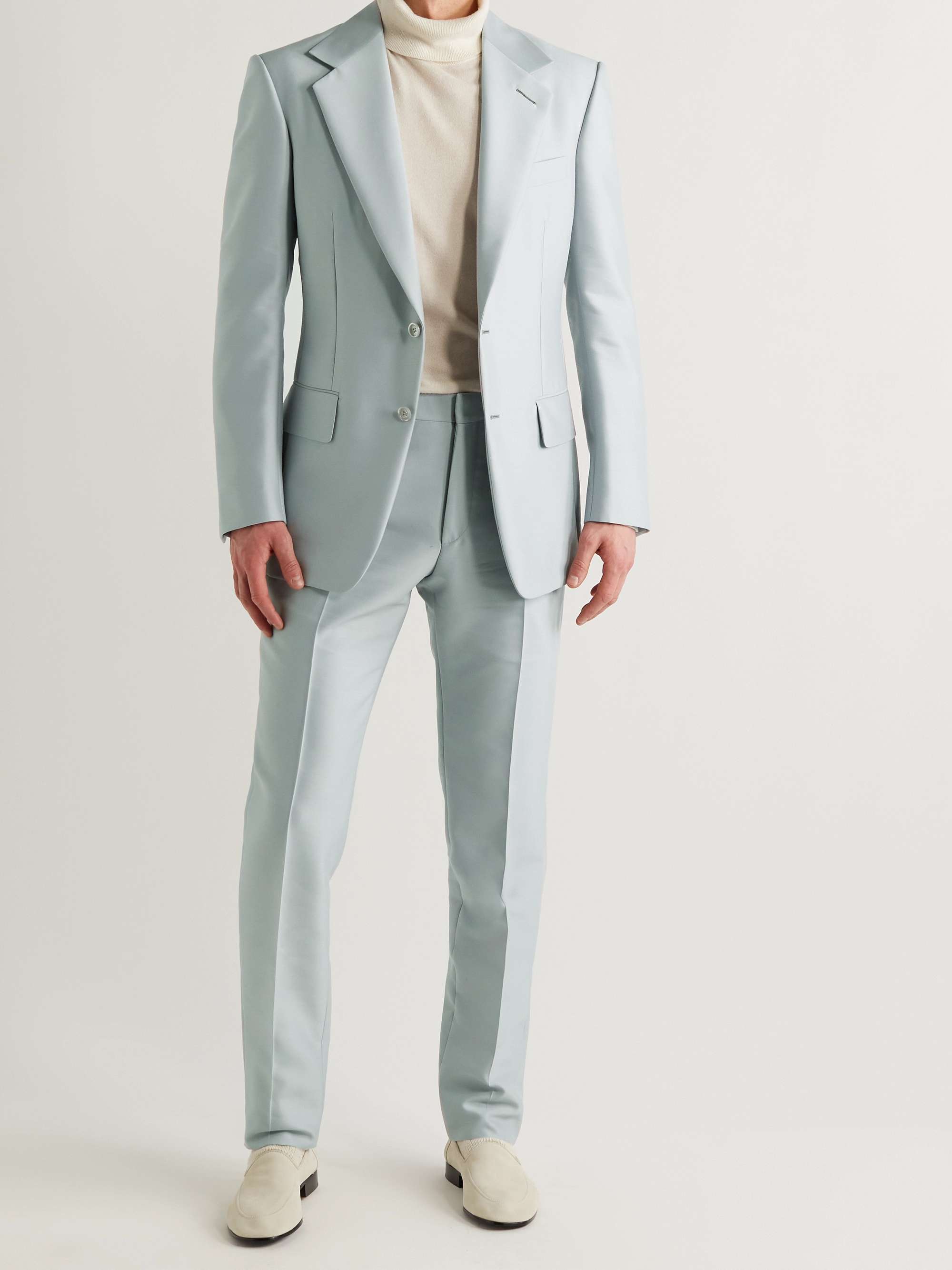 TOM FORD Spencer Slim-Fit Wool and Silk-Blend Suit Jacket for Men | MR ...