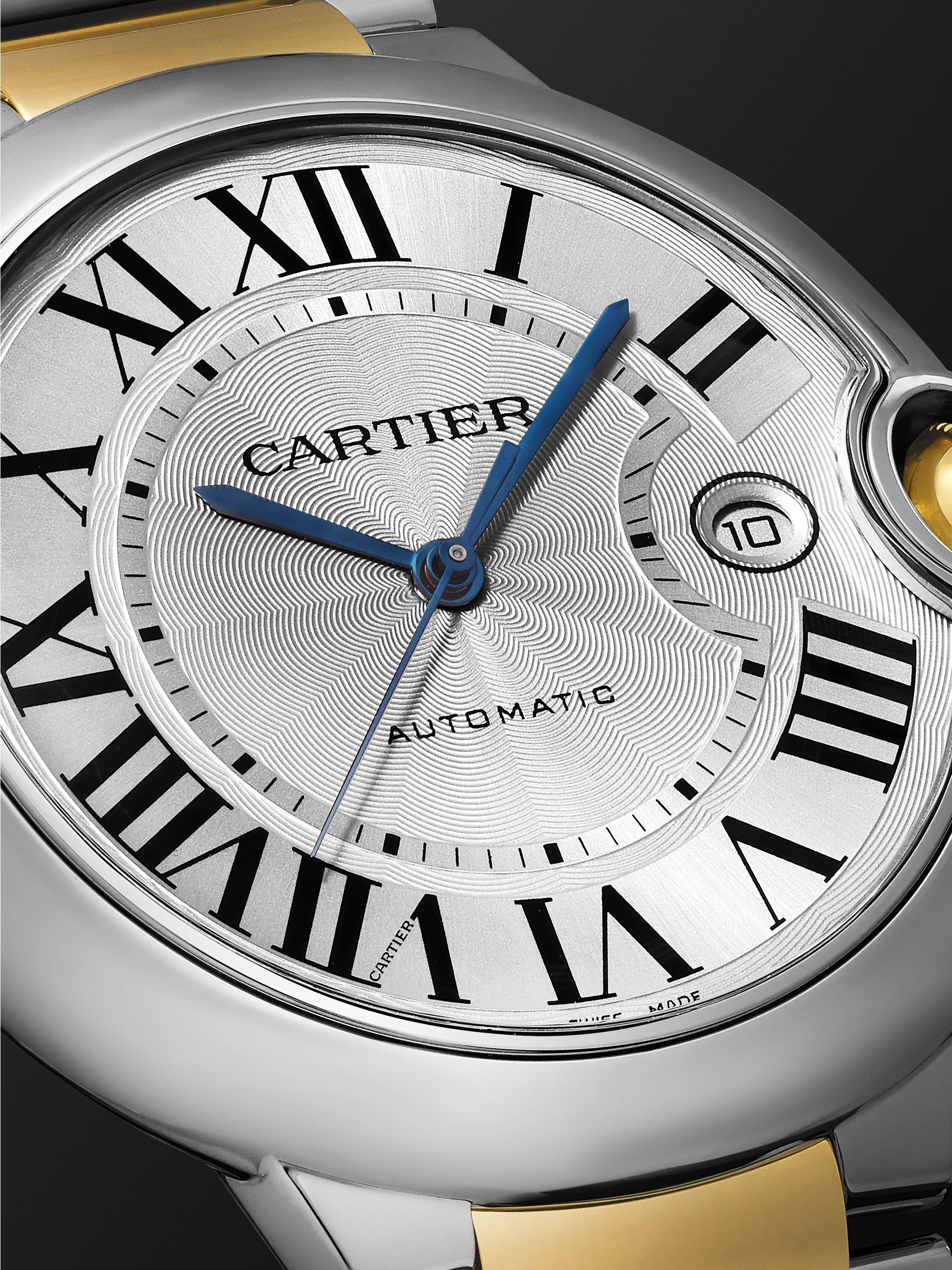 CARTIER Ballon Bleu de Cartier Automatic 42mm Stainless Steel and 18-Karat Gold Watch, Ref. No. CRW2BB0022