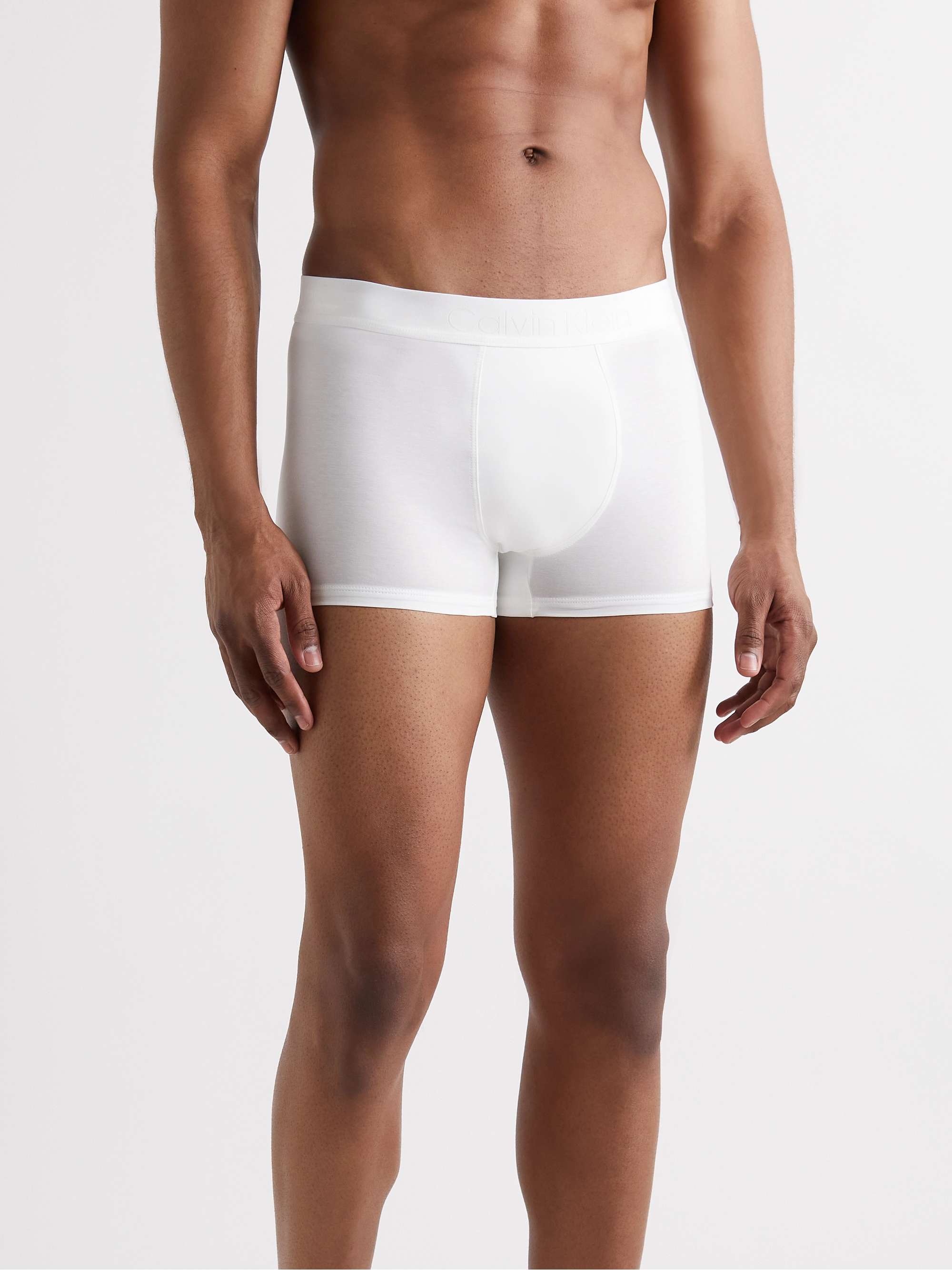 CALVIN KLEIN UNDERWEAR Stretch-Cotton Boxer Briefs