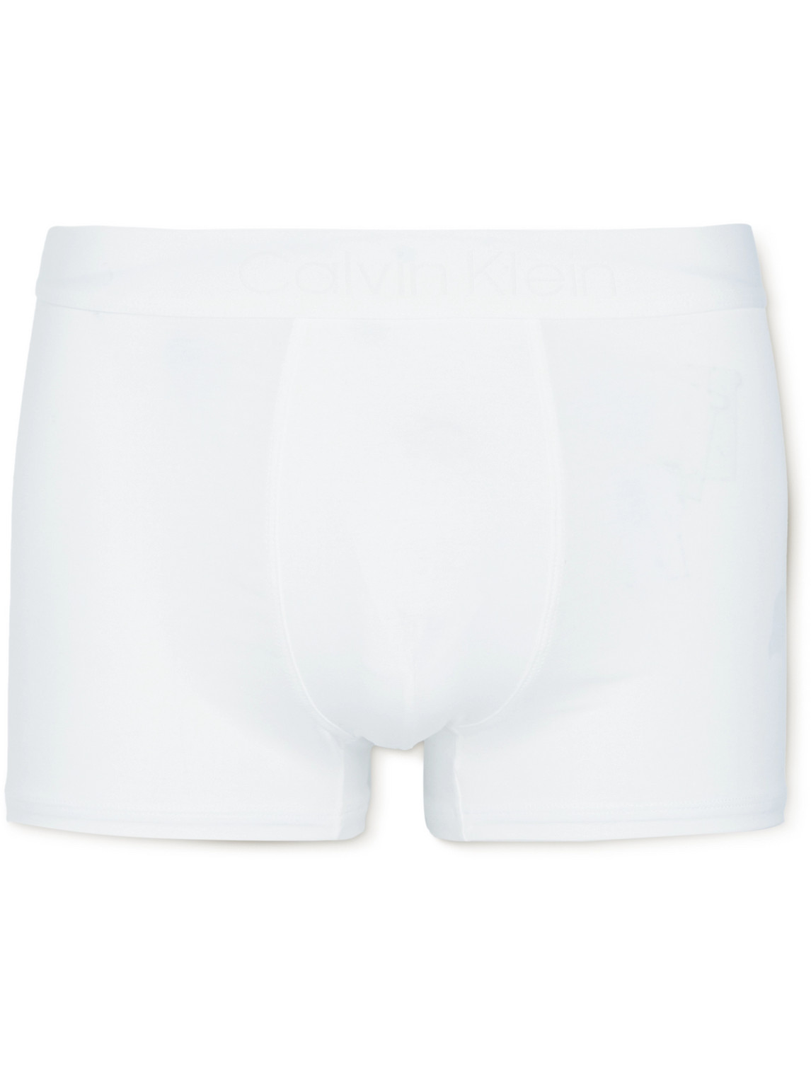 Calvin Klein Underwear Stretch-cotton Boxer Briefs In White