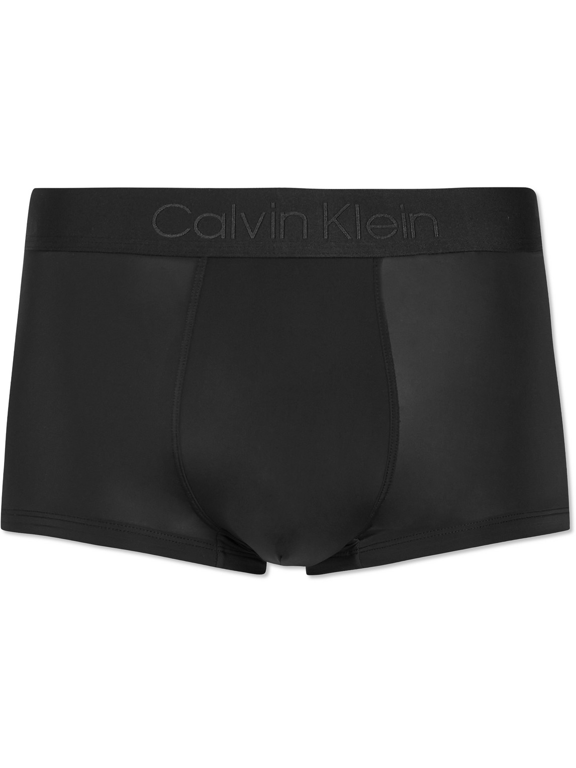 Calvin Klein Underwear Stretch-jersey Boxer Briefs In Black