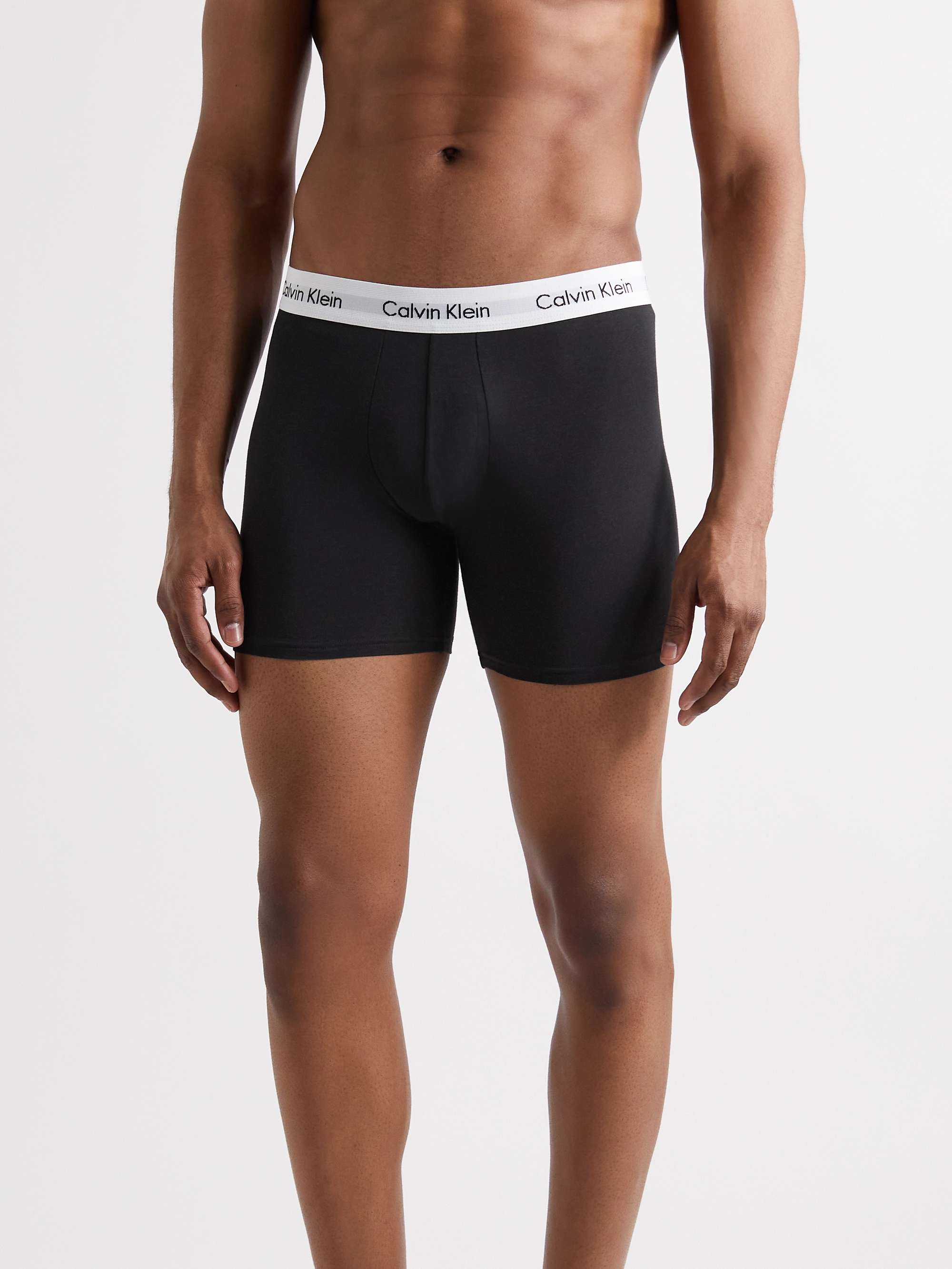 Set aus drei Retropants aus Stretch-Baumwolle von CALVIN KLEIN UNDERWEAR  für Herren