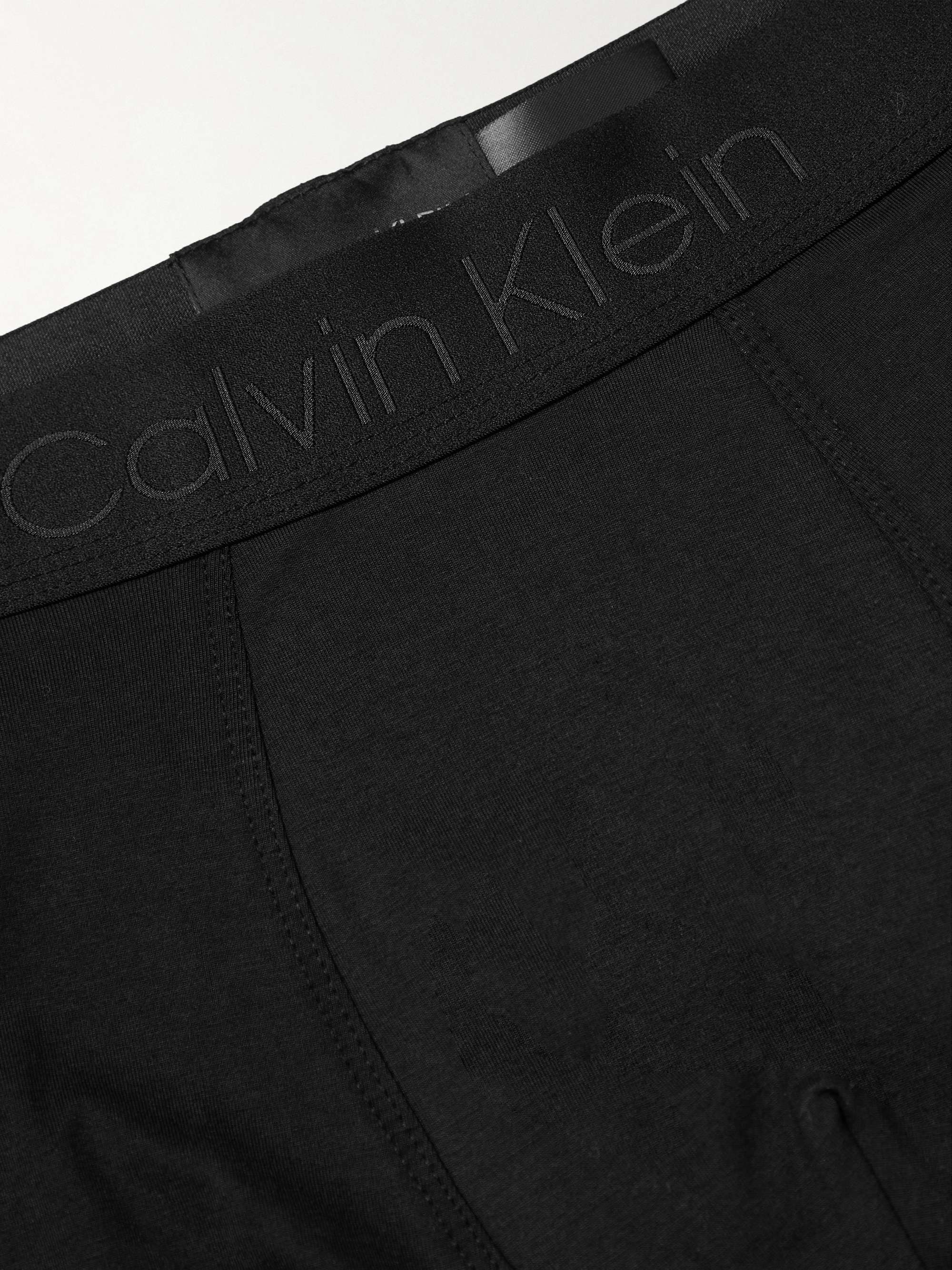 CALVIN KLEIN UNDERWEAR Stretch-Cotton Boxer Briefs