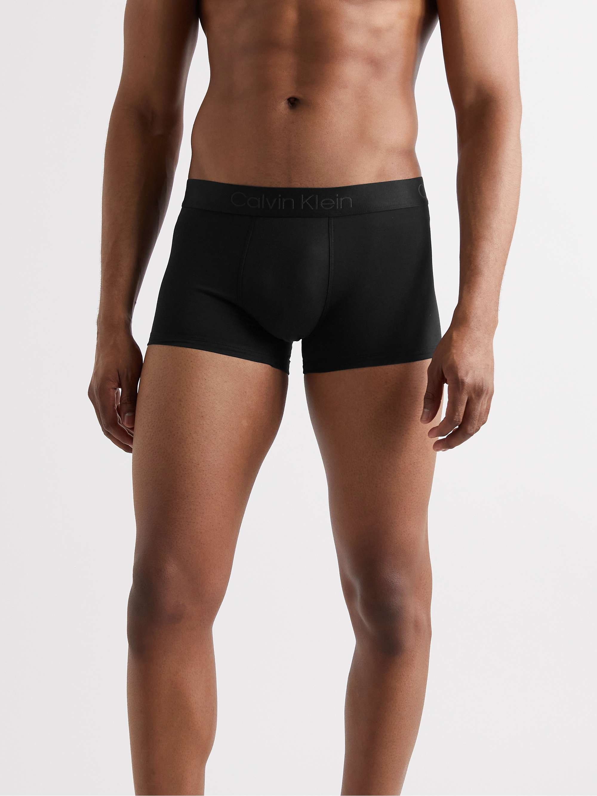 CALVIN KLEIN UNDERWEAR Stretch-Cotton Boxer Briefs