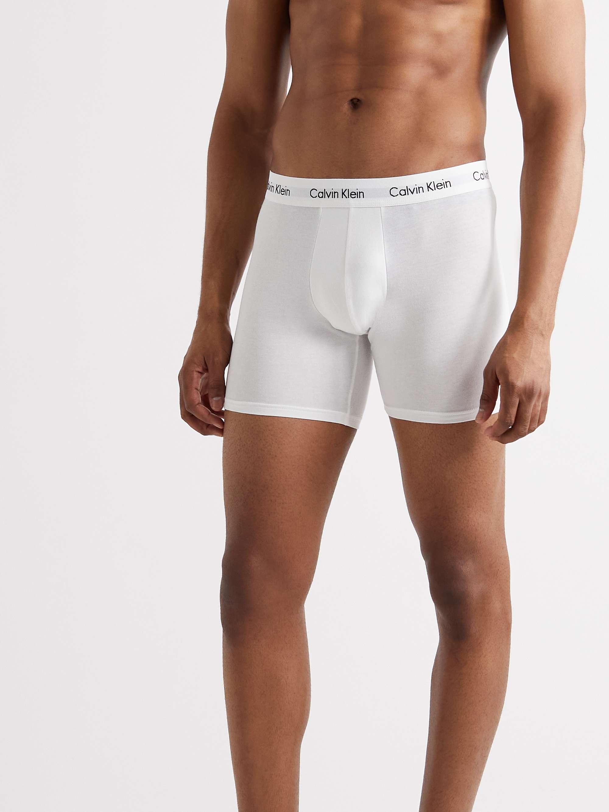 Three-Pack Stretch-Cotton Boxer Briefs