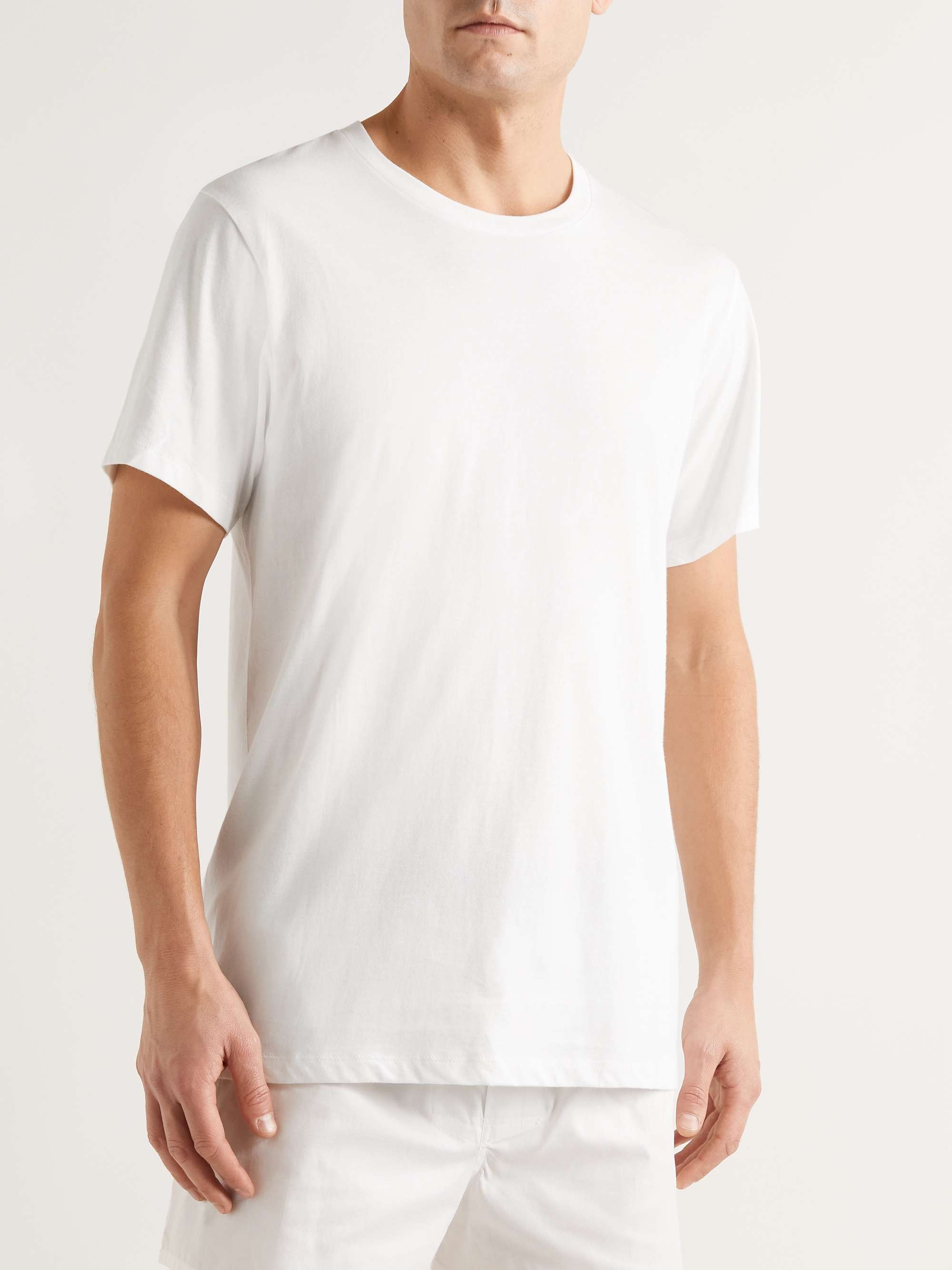 CALVIN KLEIN UNDERWEAR Three-Pack Cotton-Jersey T-Shirts for Men