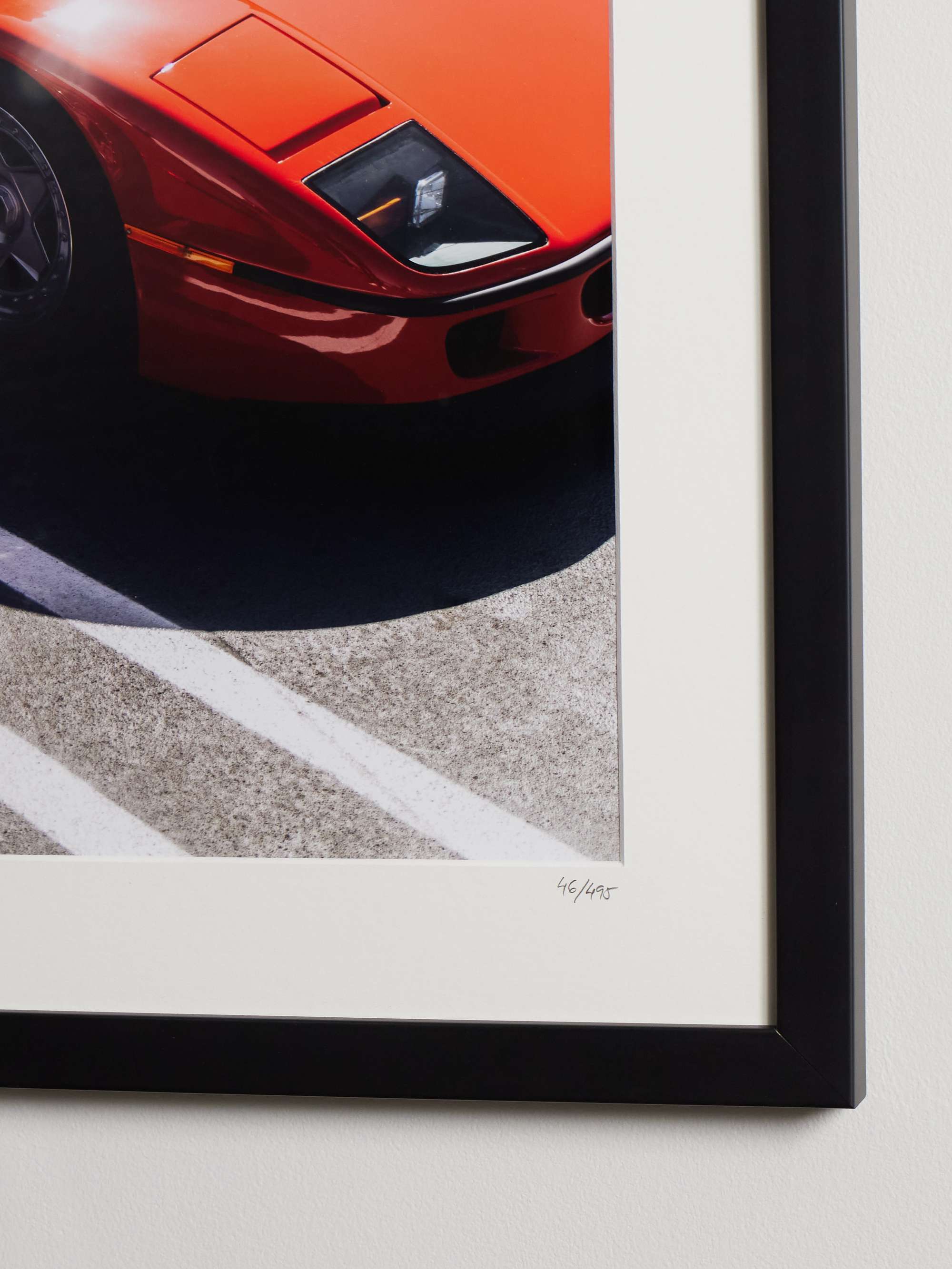 SONIC EDITIONS Framed 2018 Ferrari Testarossa Print, 16" x 20"