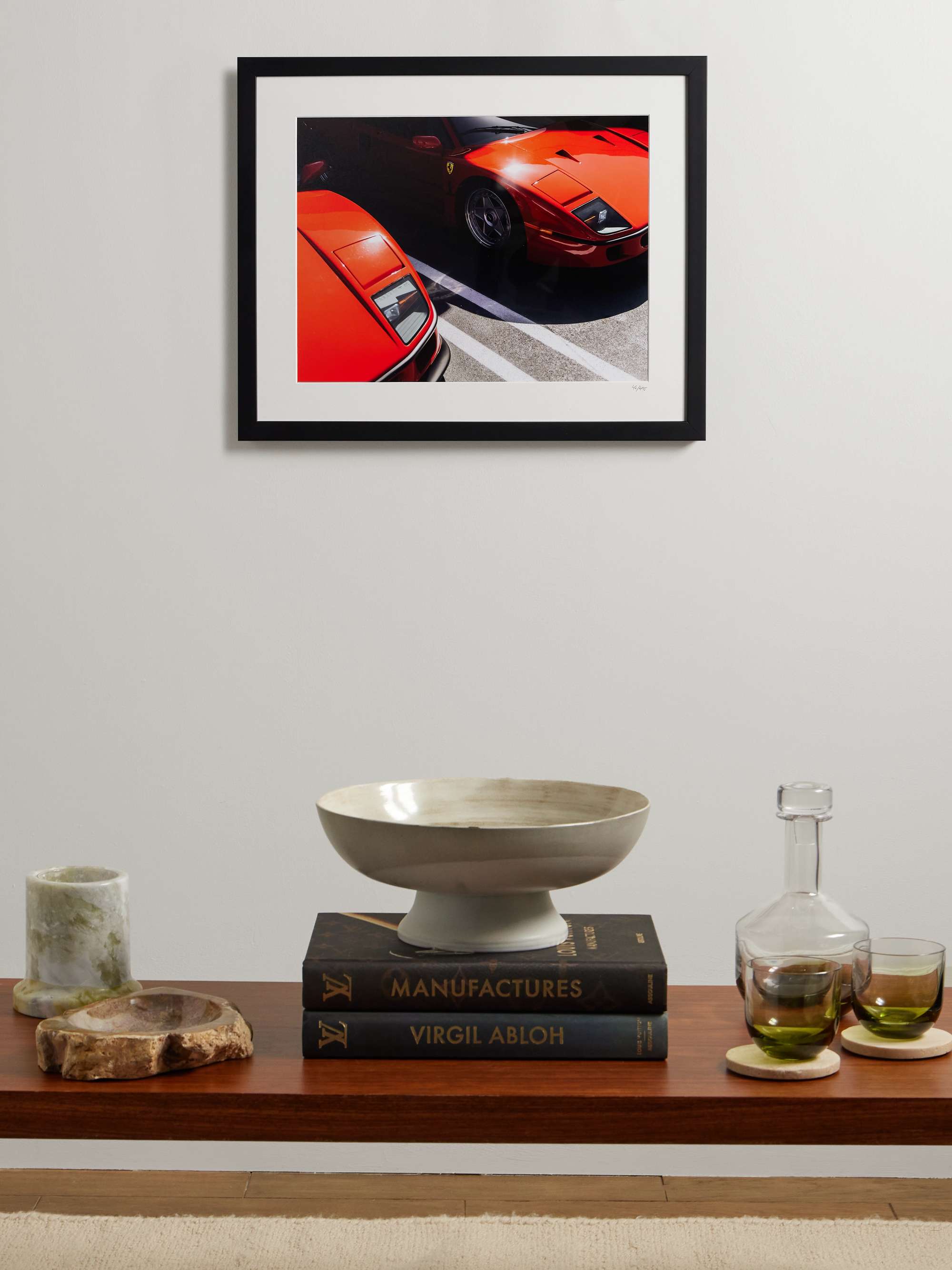 SONIC EDITIONS Framed 2018 Ferrari Testarossa Print, 16" x 20"