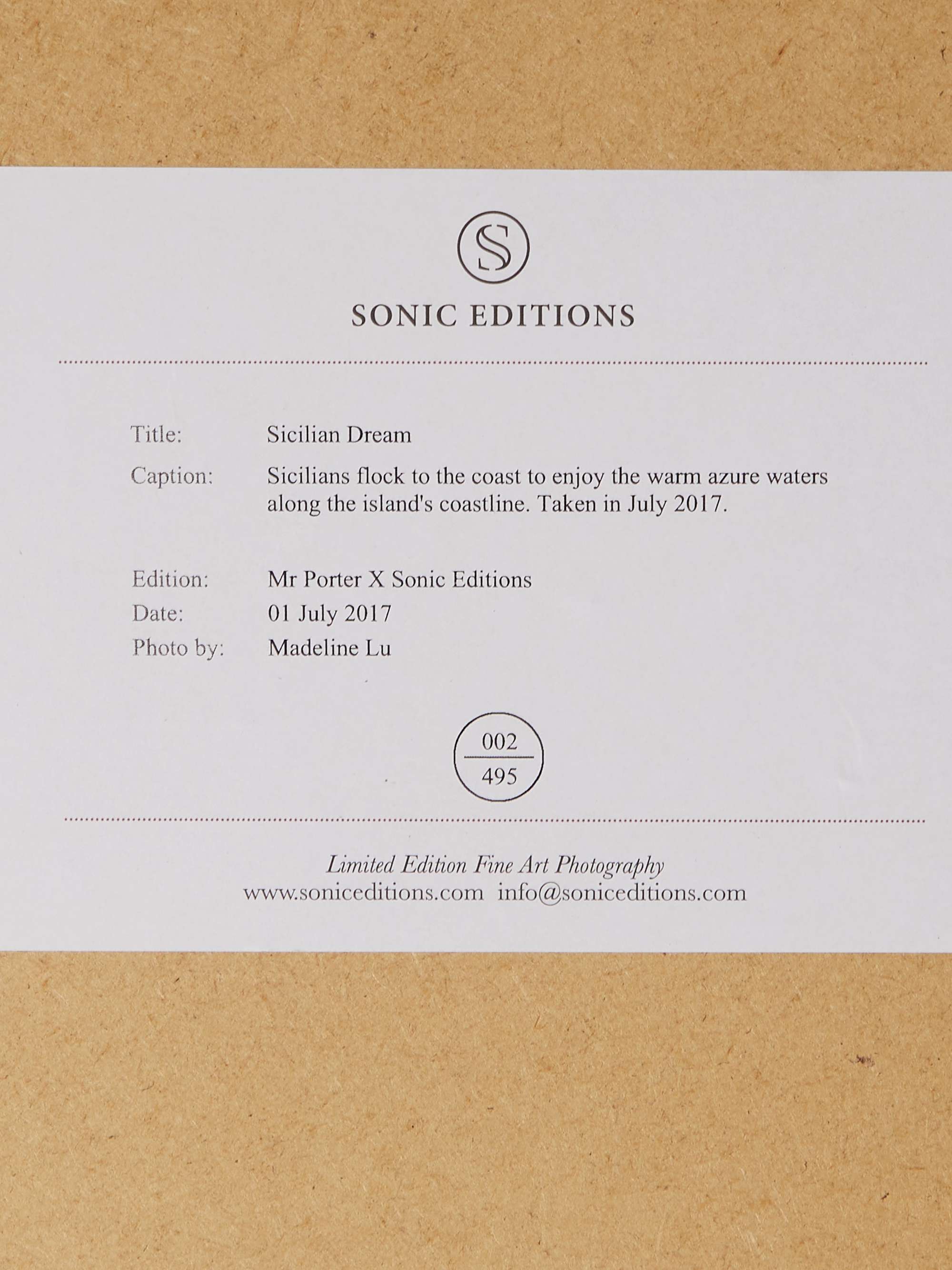 SONIC EDITIONS Framed 2017 Hotel Il Pellicano Print, 16" x 20"