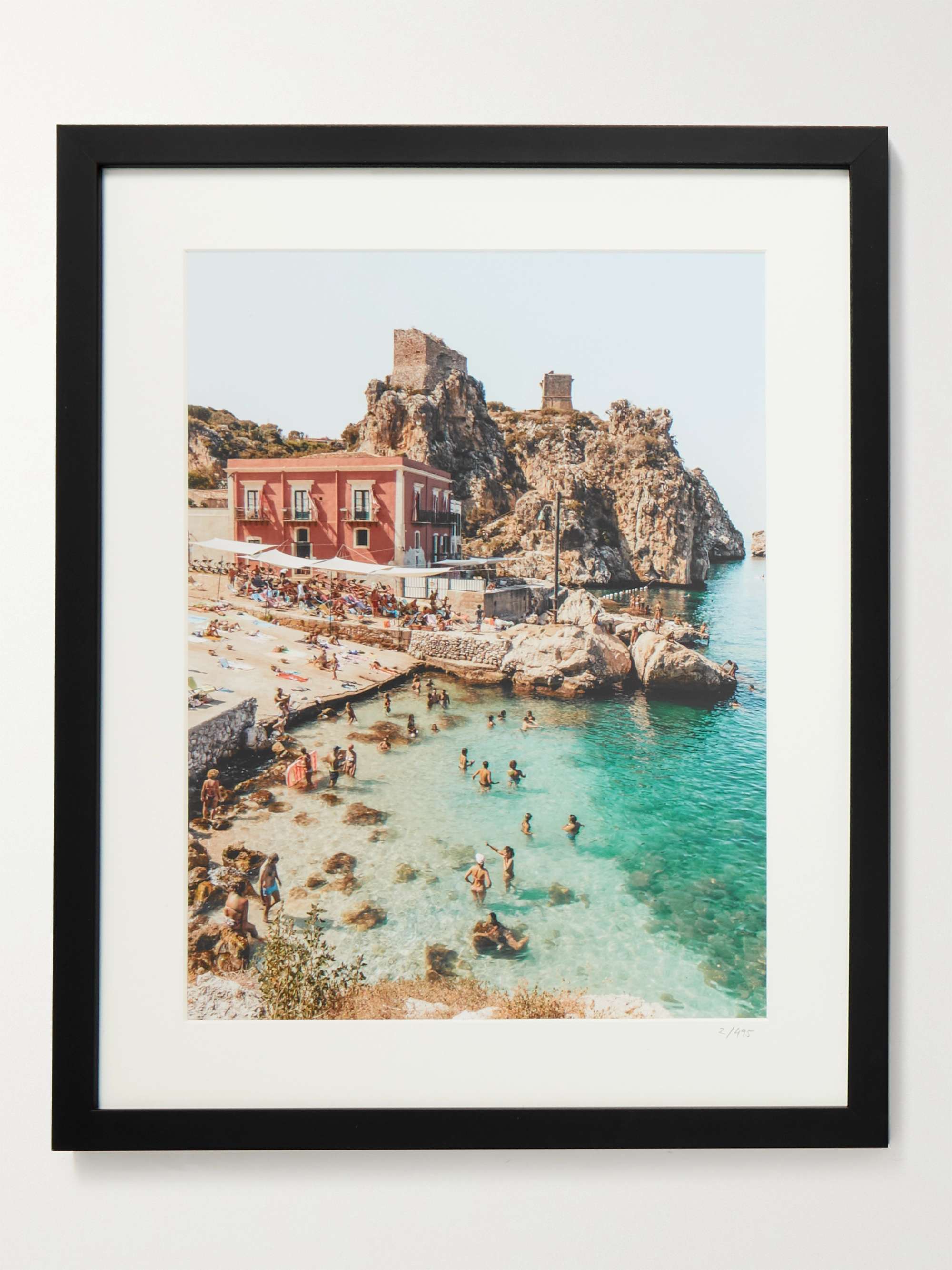 SONIC EDITIONS Framed 2017 Hotel Il Pellicano Print, 16" x 20"