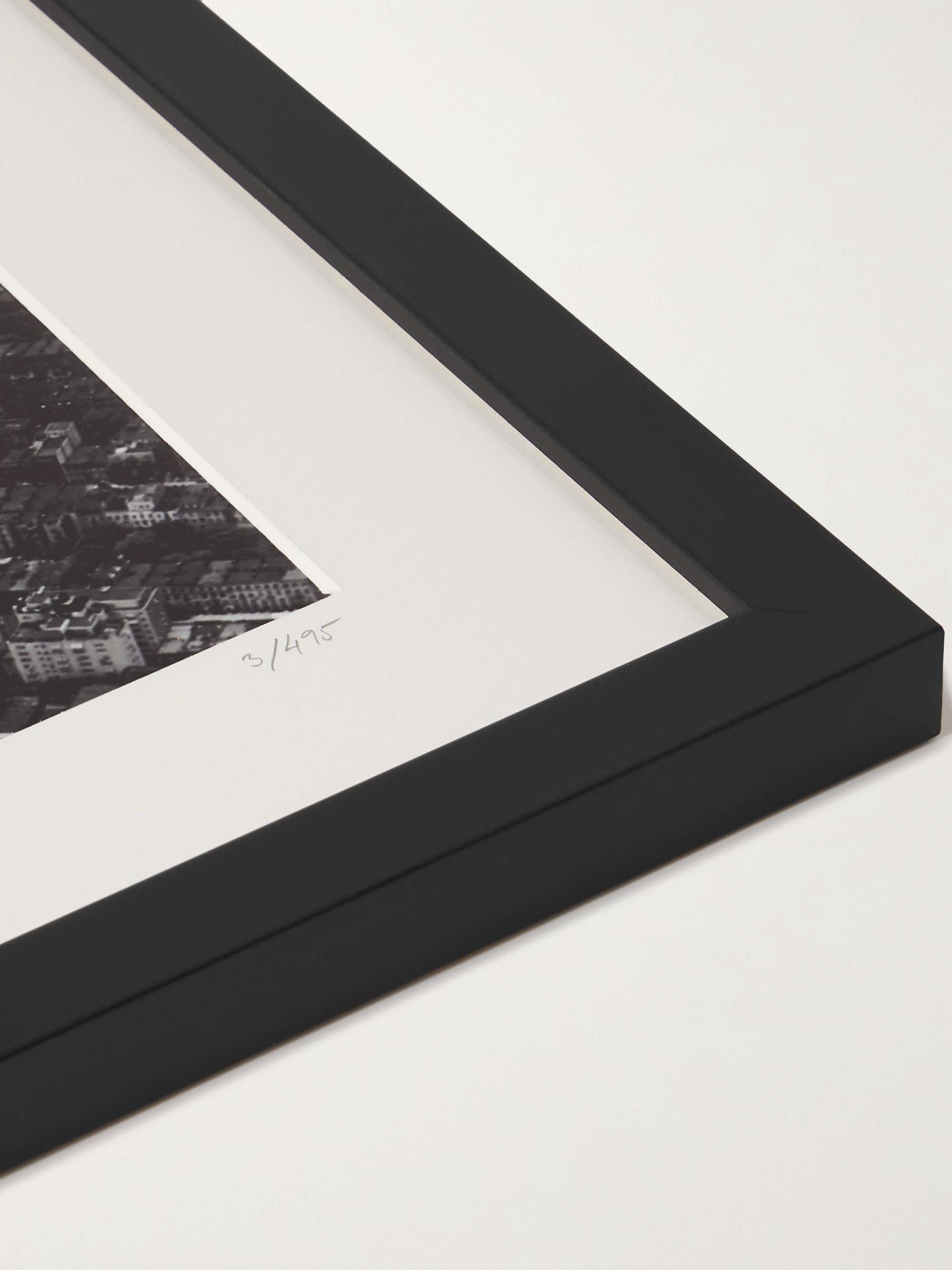 SONIC EDITIONS Framed 1939 DC-4 Above Manhattan Print