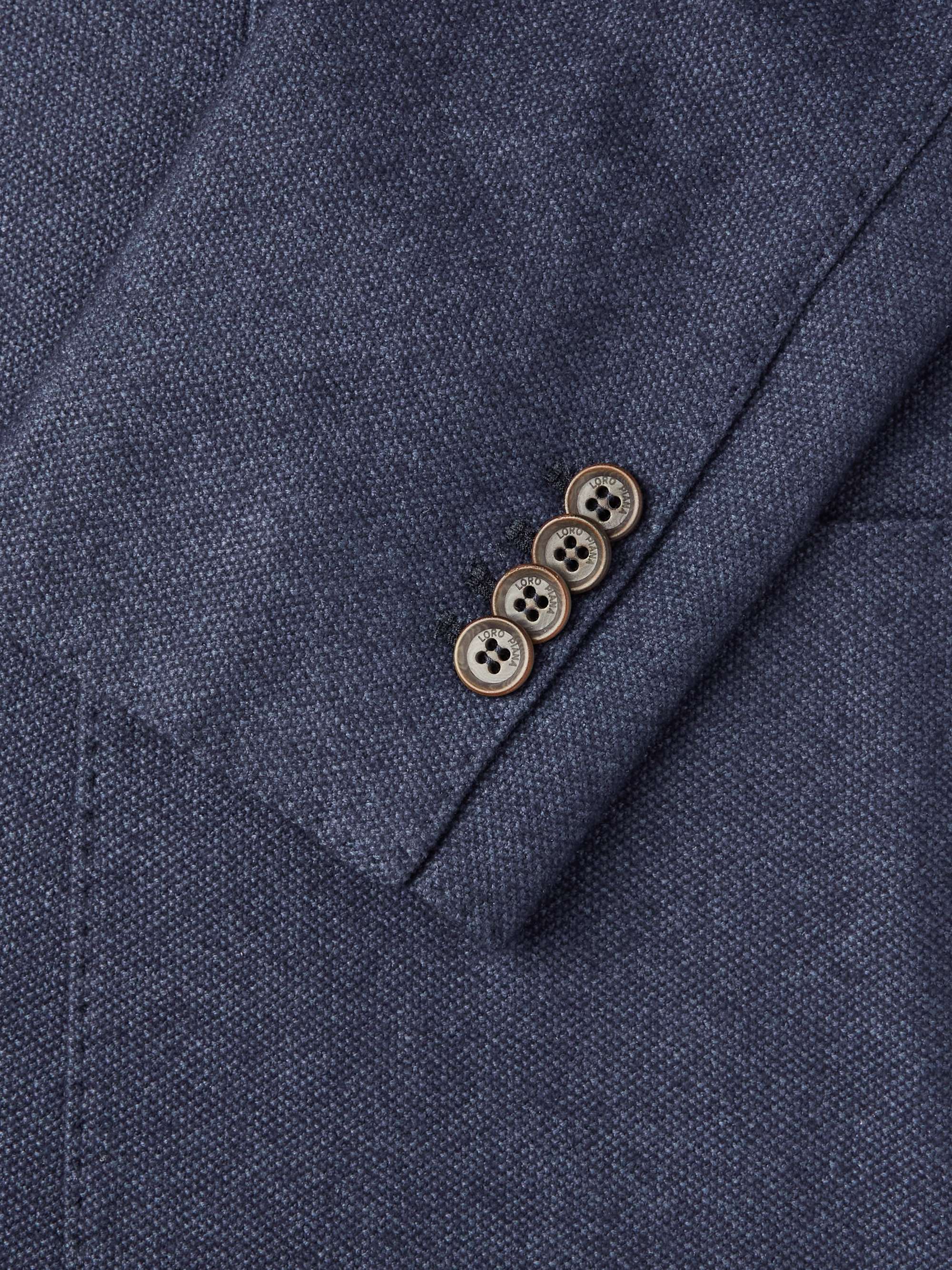 LORO PIANA Unstructured Cashmere and Silk-Blend Blazer