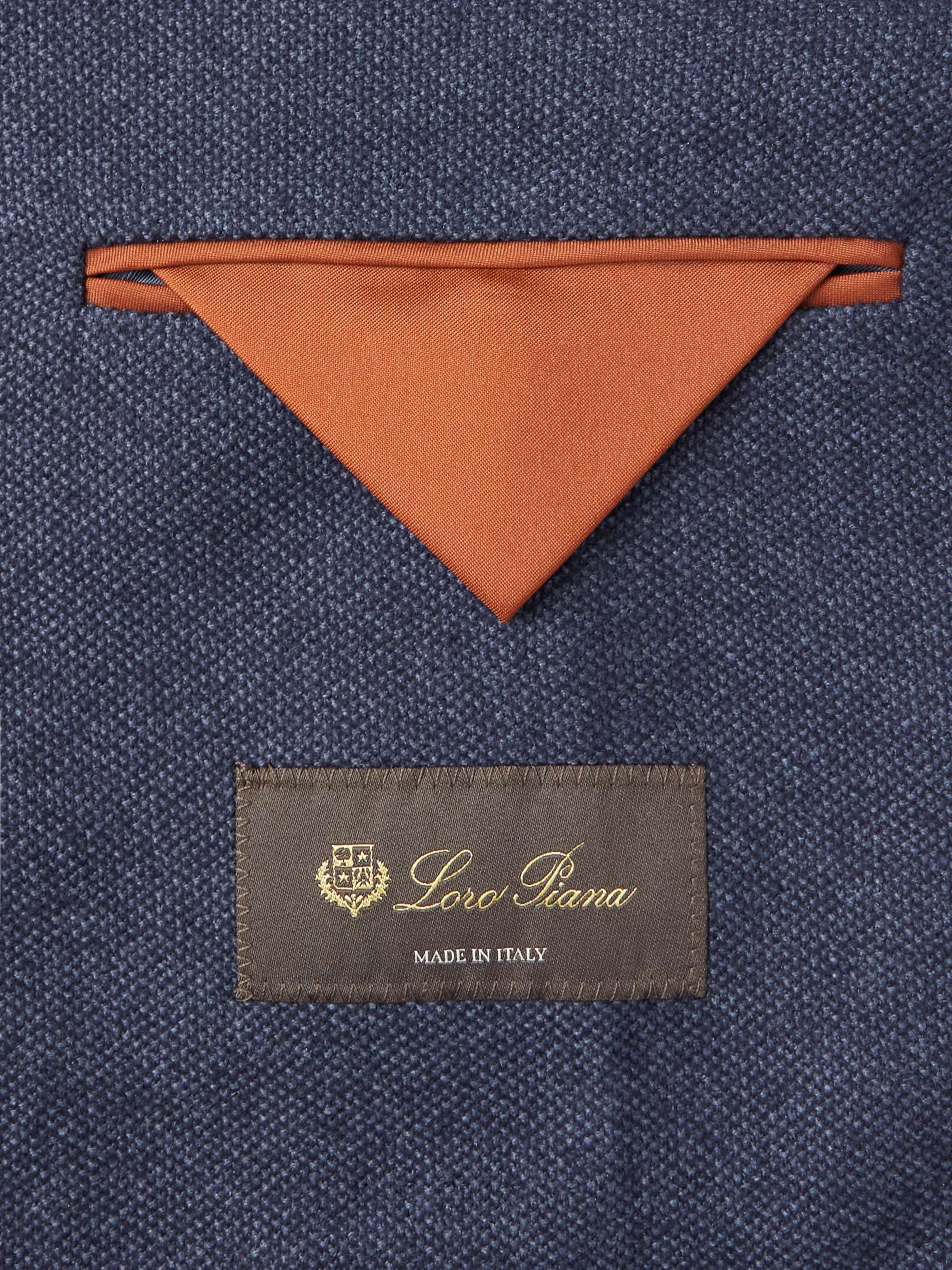 LORO PIANA Unstructured Cashmere and Silk-Blend Blazer
