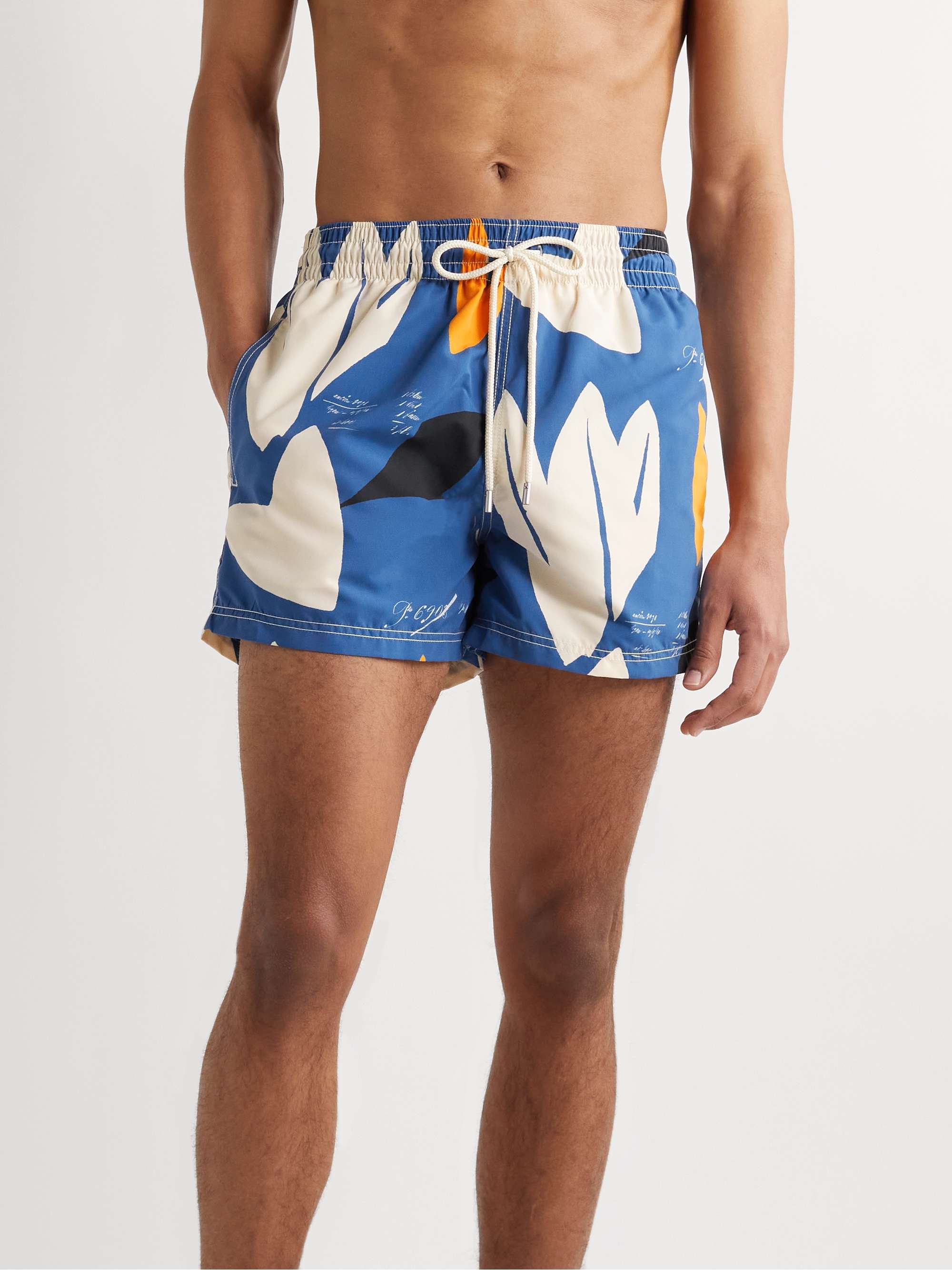 ATALAYE Itzala Short-Length Printed Recycled Swim Shorts for Men | MR ...