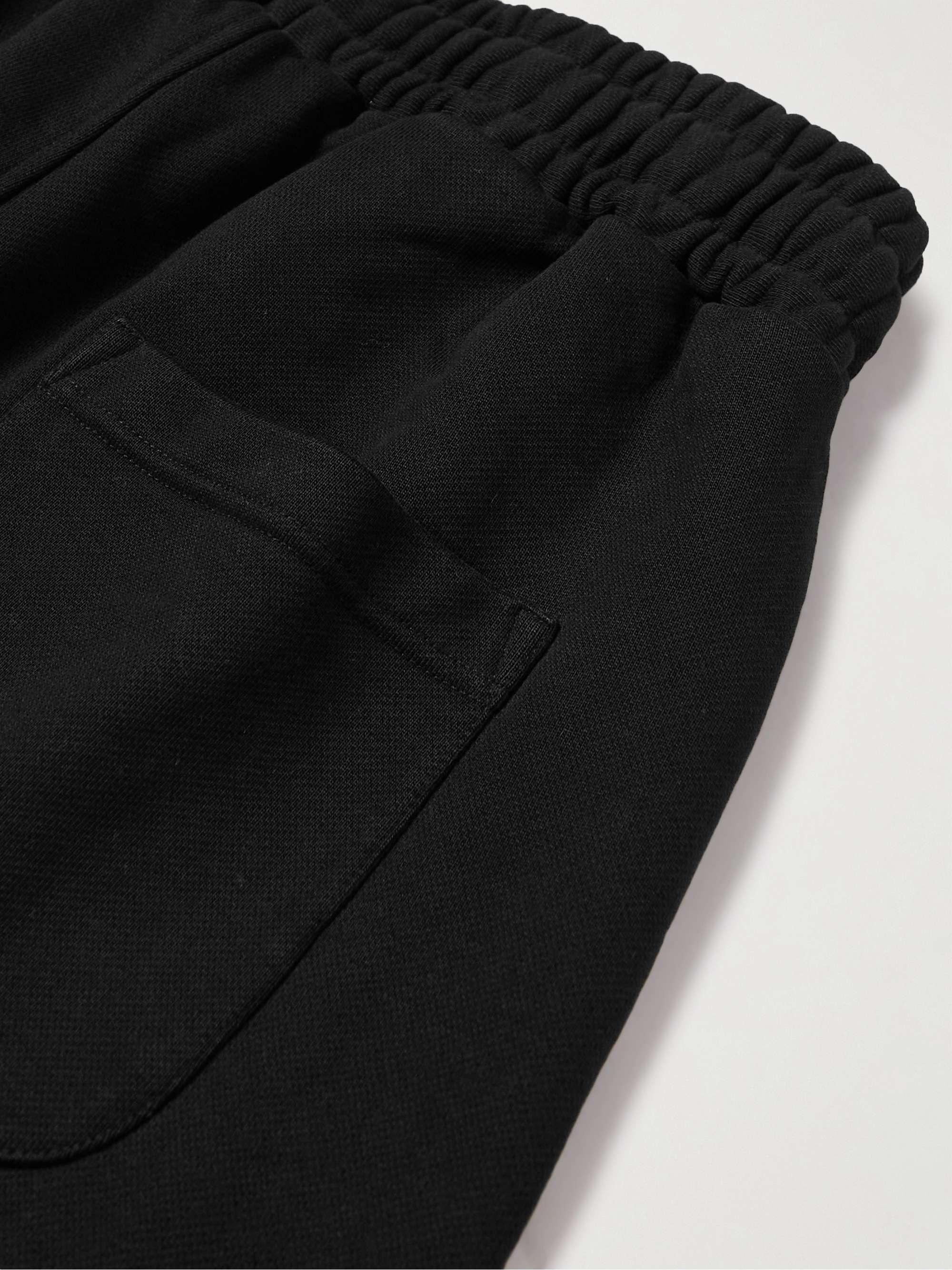 CDLP Mobilité Tapered Logo-Embroidered Cotton-Jersey Sweatpants