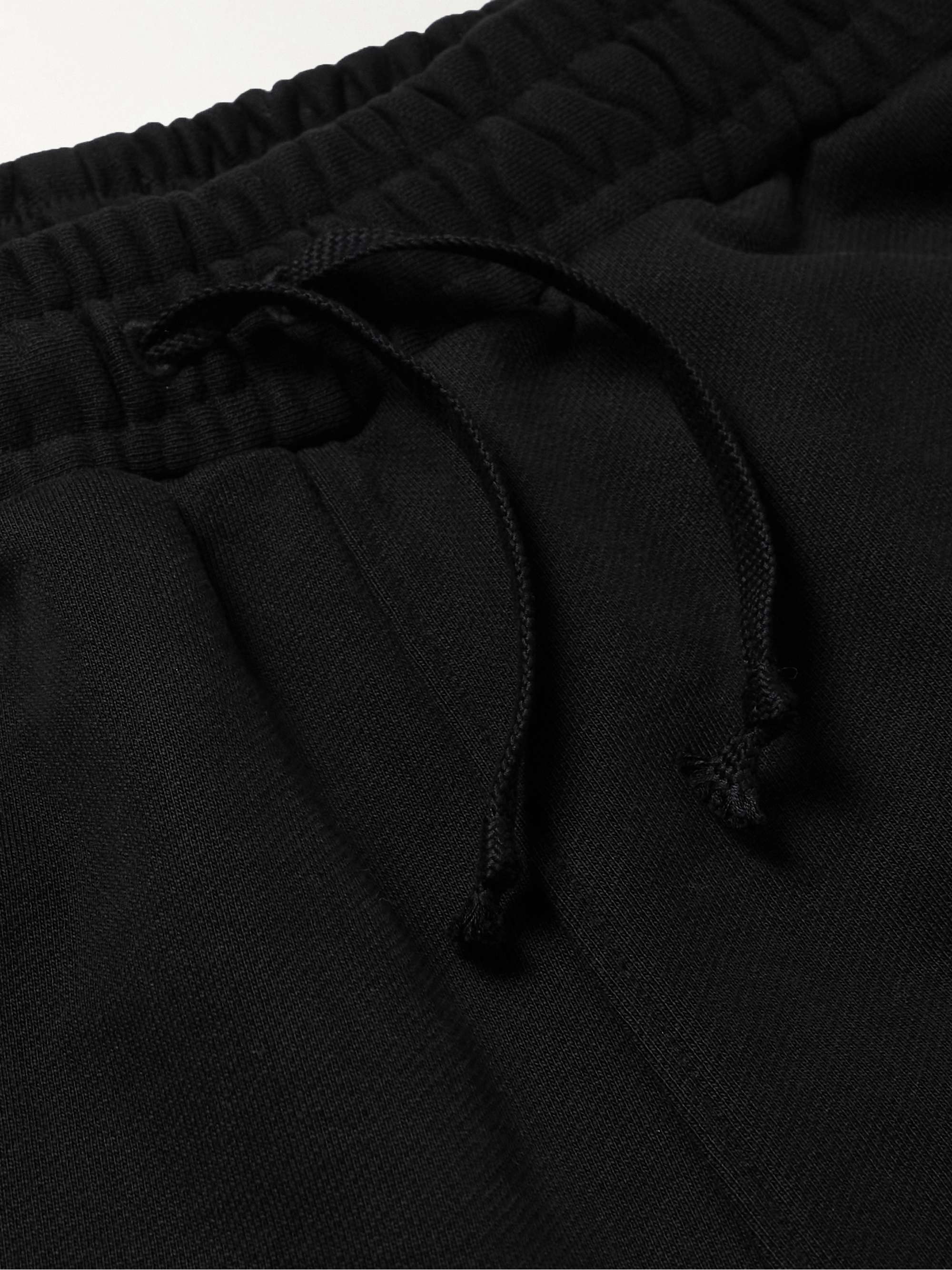 CDLP Mobilité Tapered Logo-Embroidered Cotton-Jersey Sweatpants