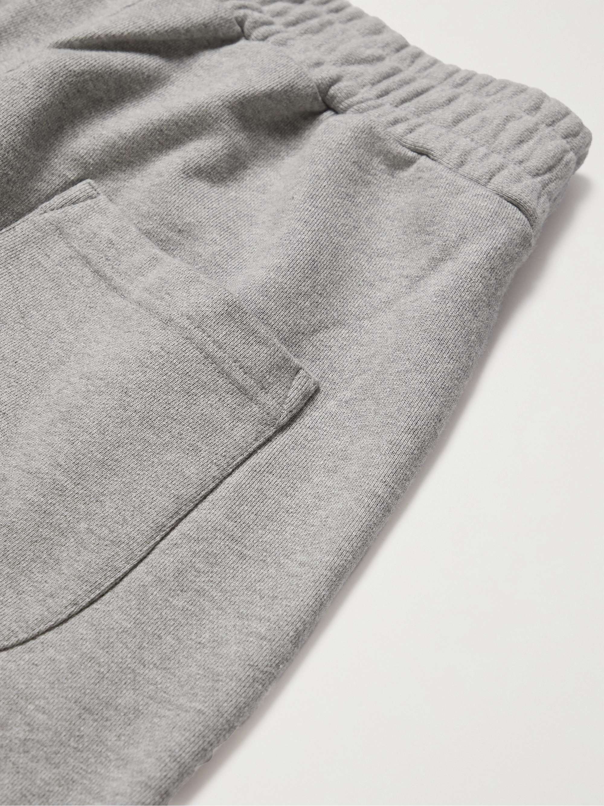CDLP Mobilité Tapered Logo-Embroidered Cotton-Jersey Sweatpants