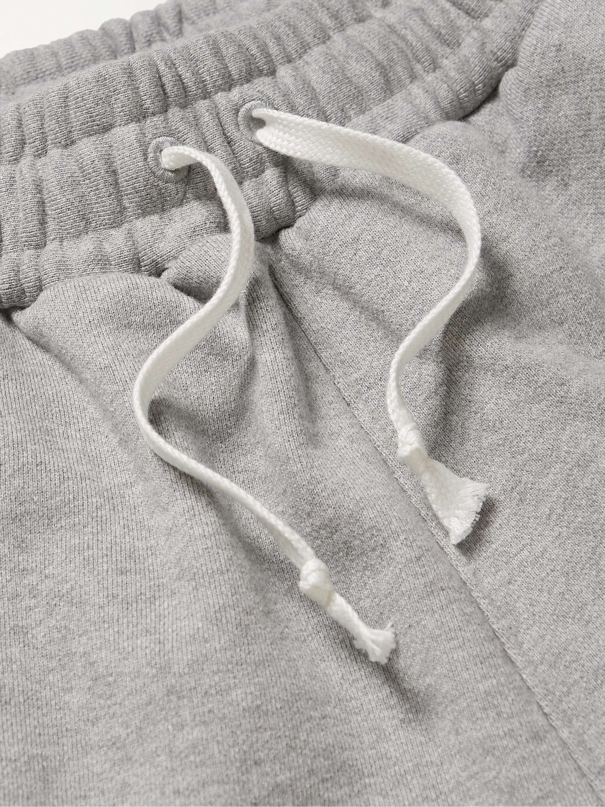 CDLP Mobilité Tapered Logo-Embroidered Cotton-Jersey Sweatpants