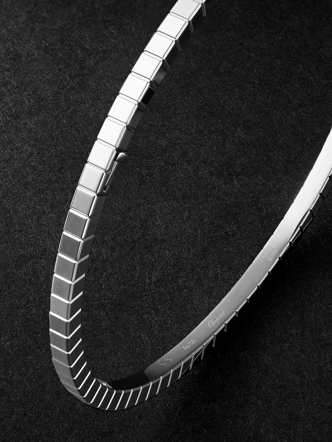 CHOPARD ICE CUBE 18-KARAT WHITE GOLD BRACELET