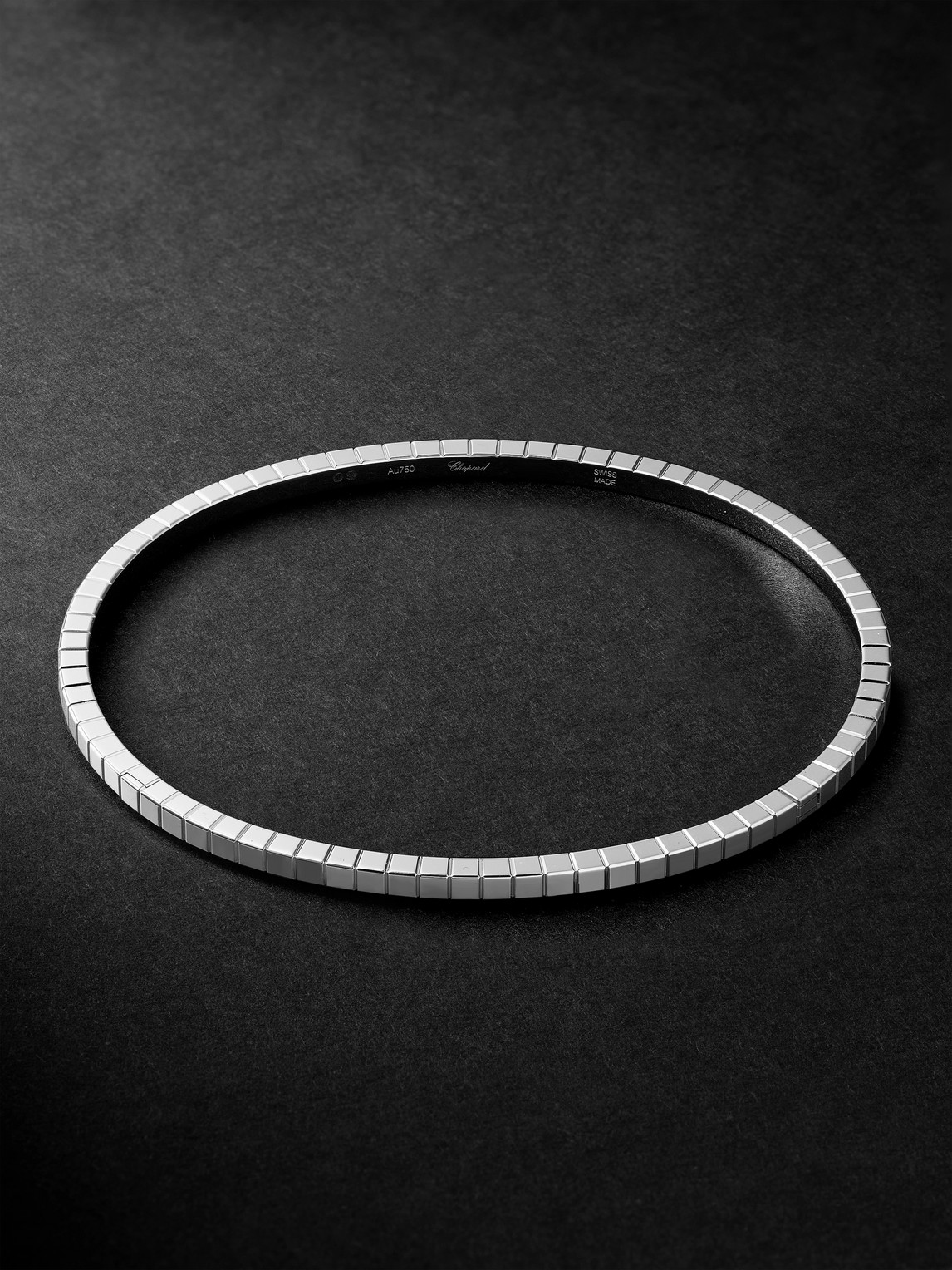 Ice Cube 18-Karat White Gold Bracelet