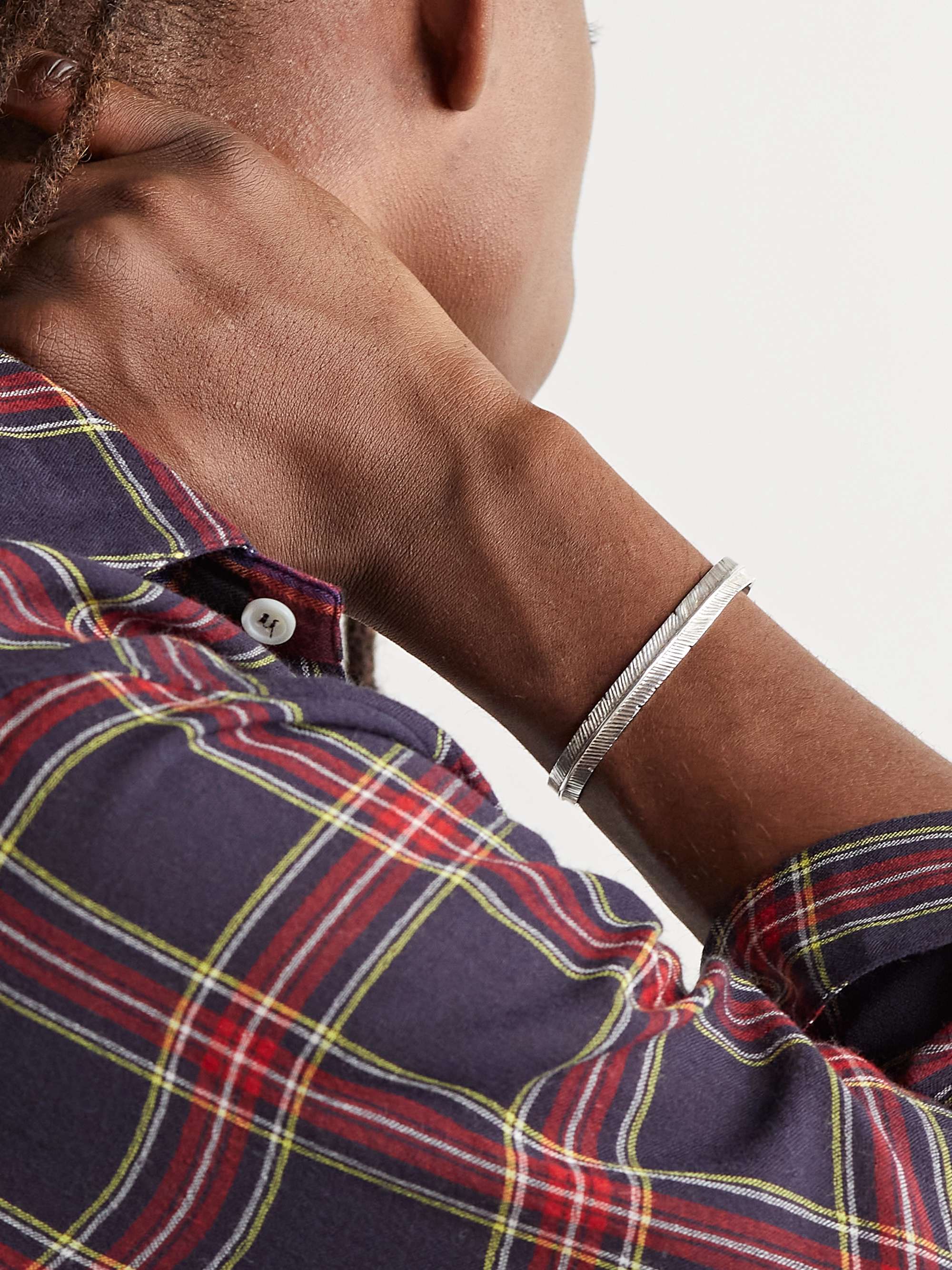 JACQUIE AICHE Feather Silver Cuff